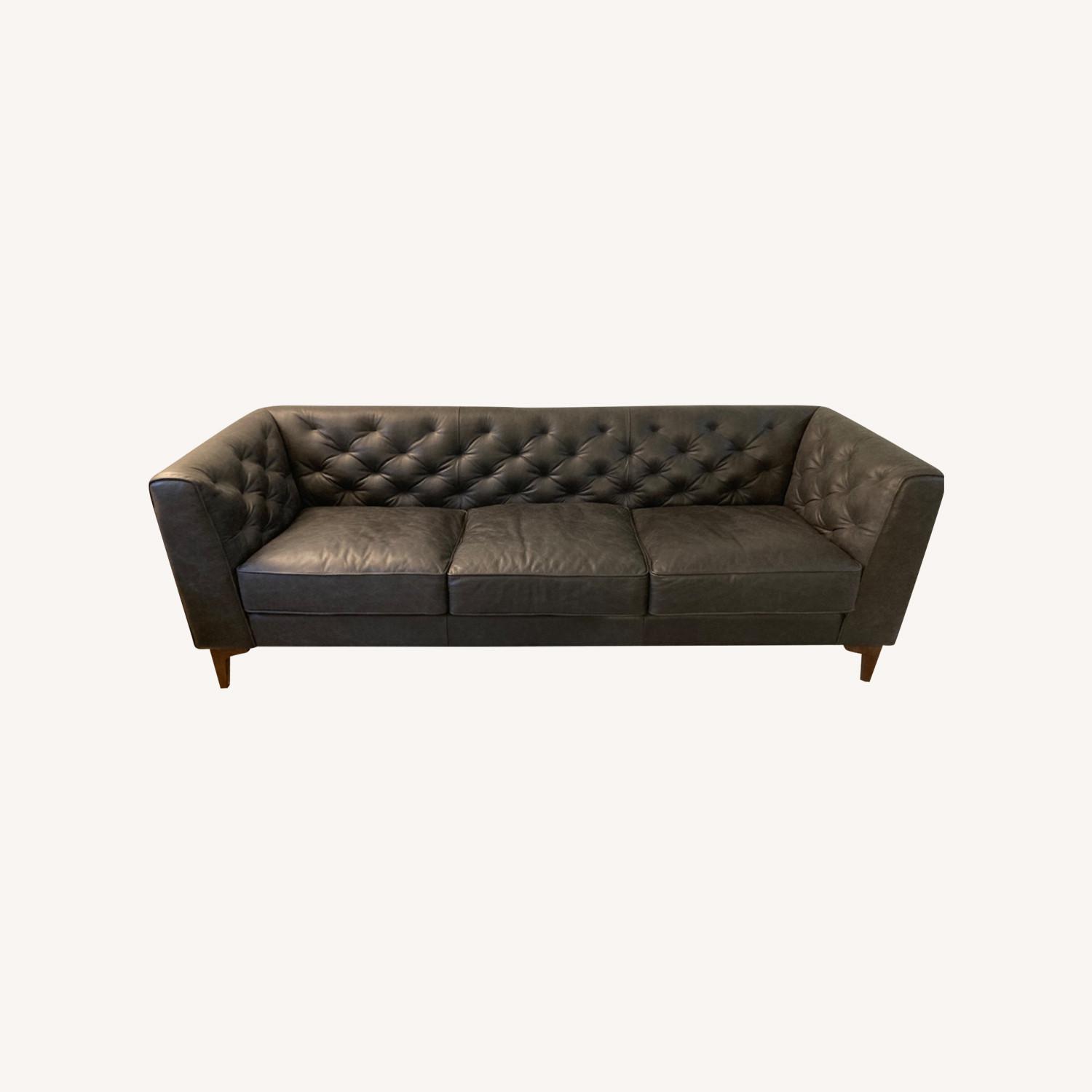 Poly and Bark Essex Leather Sofa AptDeco