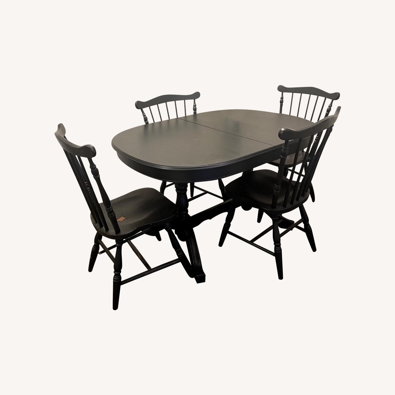 Black Dining Set - image-0
