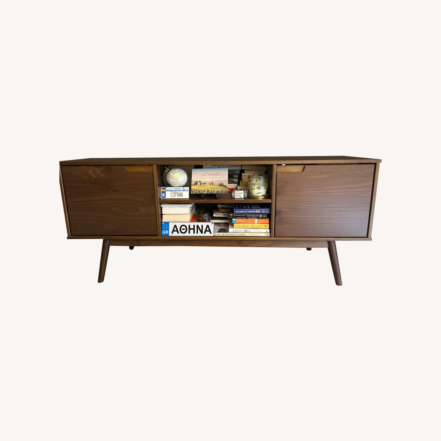 Wayfair Solid Wood TV Stand 58 AptDeco