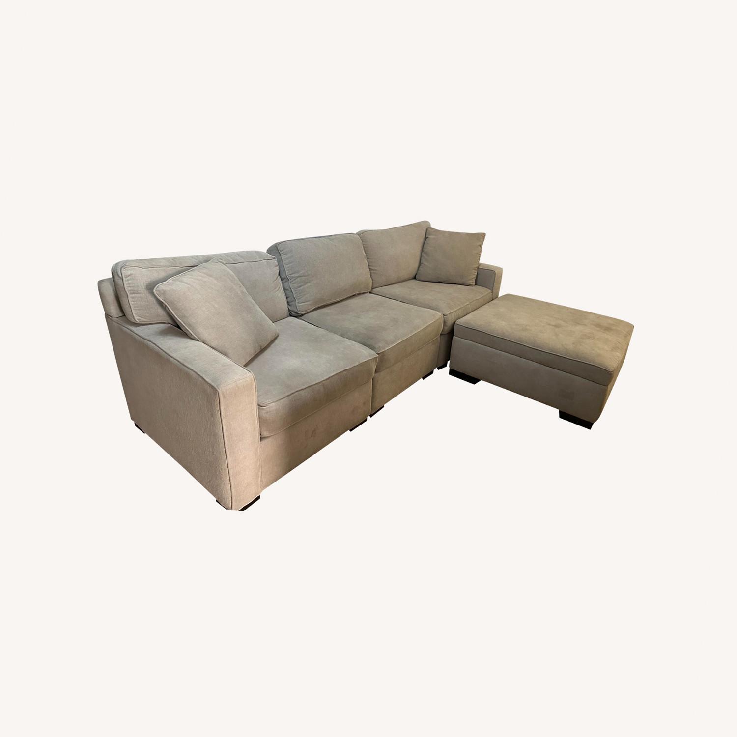 Macy's Radley Sofa Custom 3 Piece AptDeco