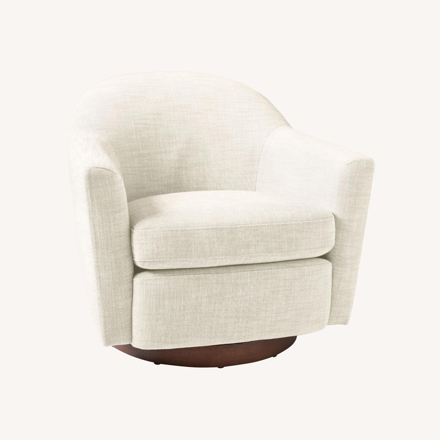 West Elm Haven Swivel Chair - image-0