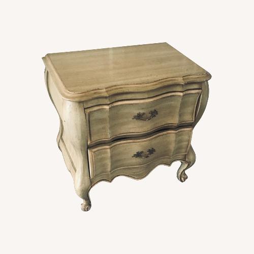 Used White X White Antique White Fine Furniture Nightstand for sale on AptDeco