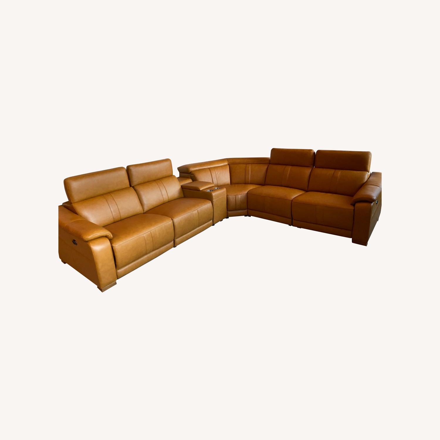 Wade Logan Ayshea Upholstered Power Reclining Sectional - AptDeco