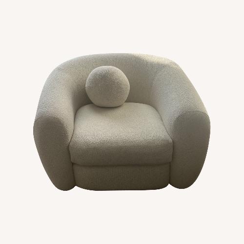 Used Restoration Hardware Sylvain Chair Italian Boucl for sale on AptDeco