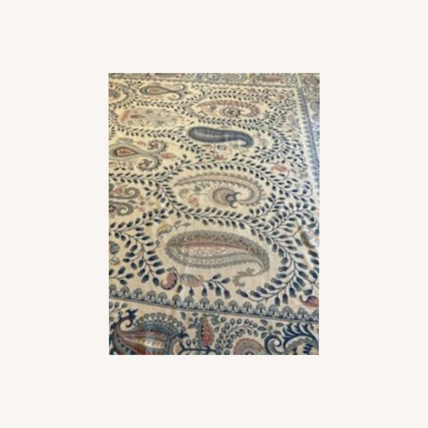 Vintage Chinese Embroidered Rug - image-0