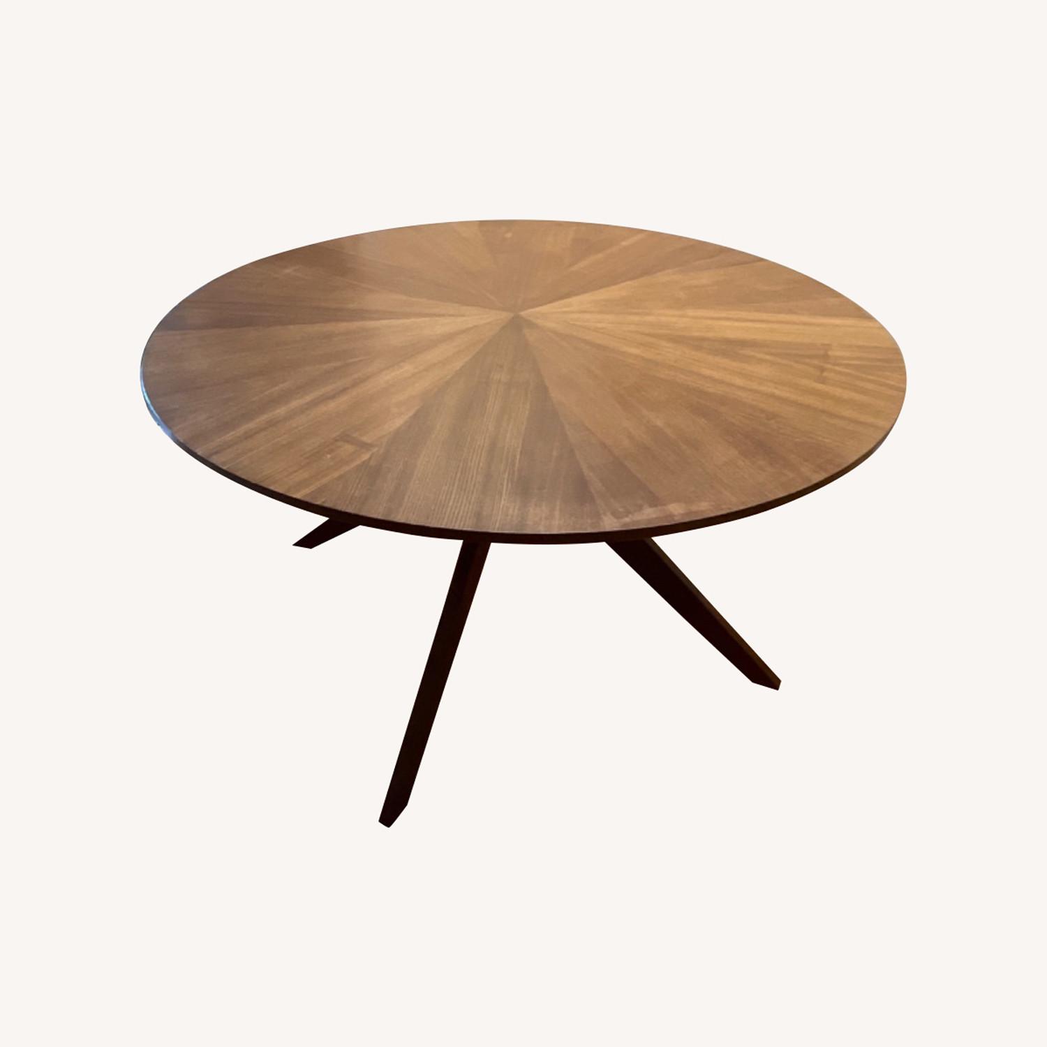 Article Circle Wood Dining Table - image-0