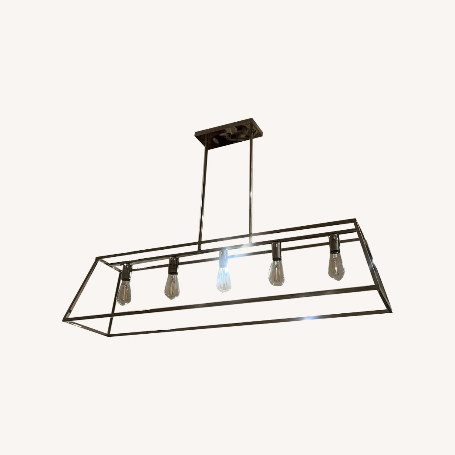 Sleek Minimalist Island Chandelier - 5 Light - image-0