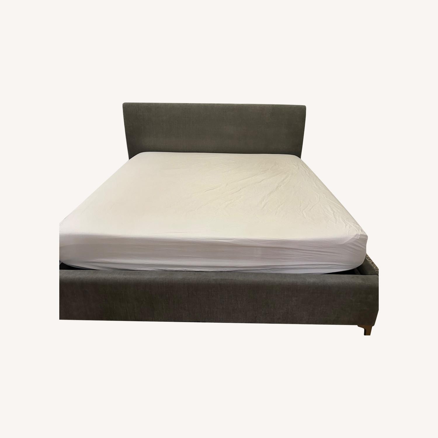 West Elm Andes King Side Storage Bed - image-0