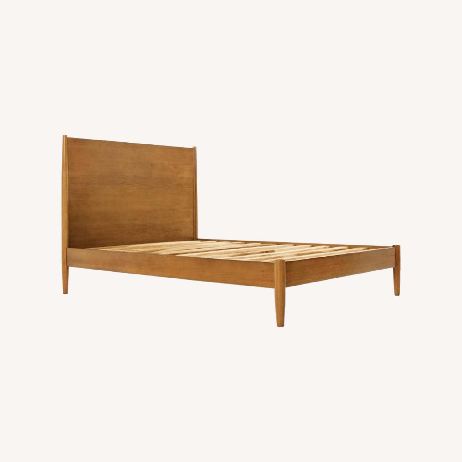 West Elm MidCentury Bed Frame, Queen Size AptDeco