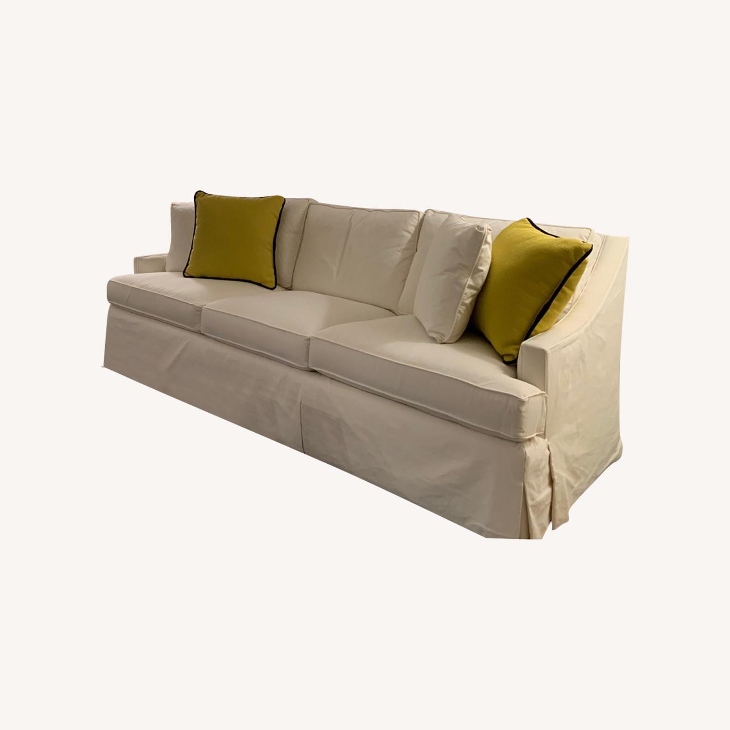 Sunbbrella White Couch - image-0