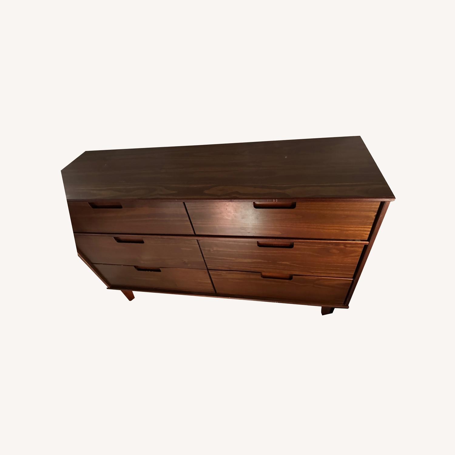 Wayfair 6 Drawer Dresser Walnut - image-0