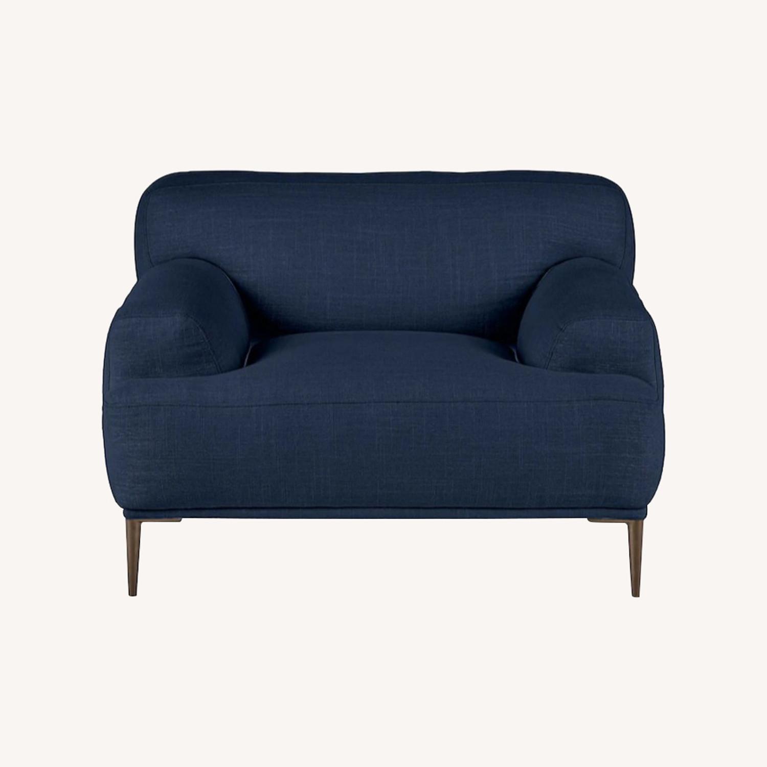 Article Abisko Aurora Blue Lounge Chair AptDeco