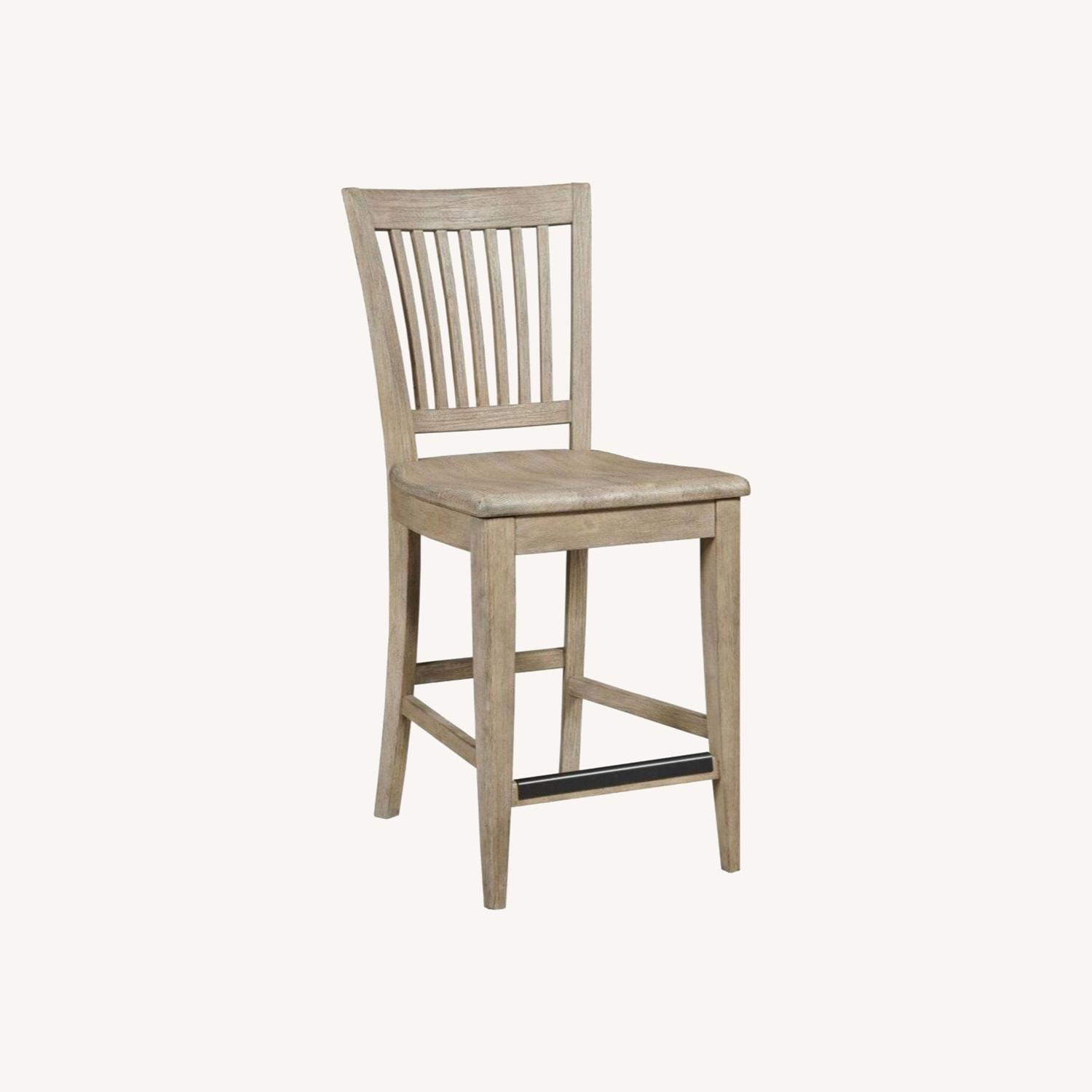 Kincaid Solid Wood Counter Height Stools (x 4) - image-3