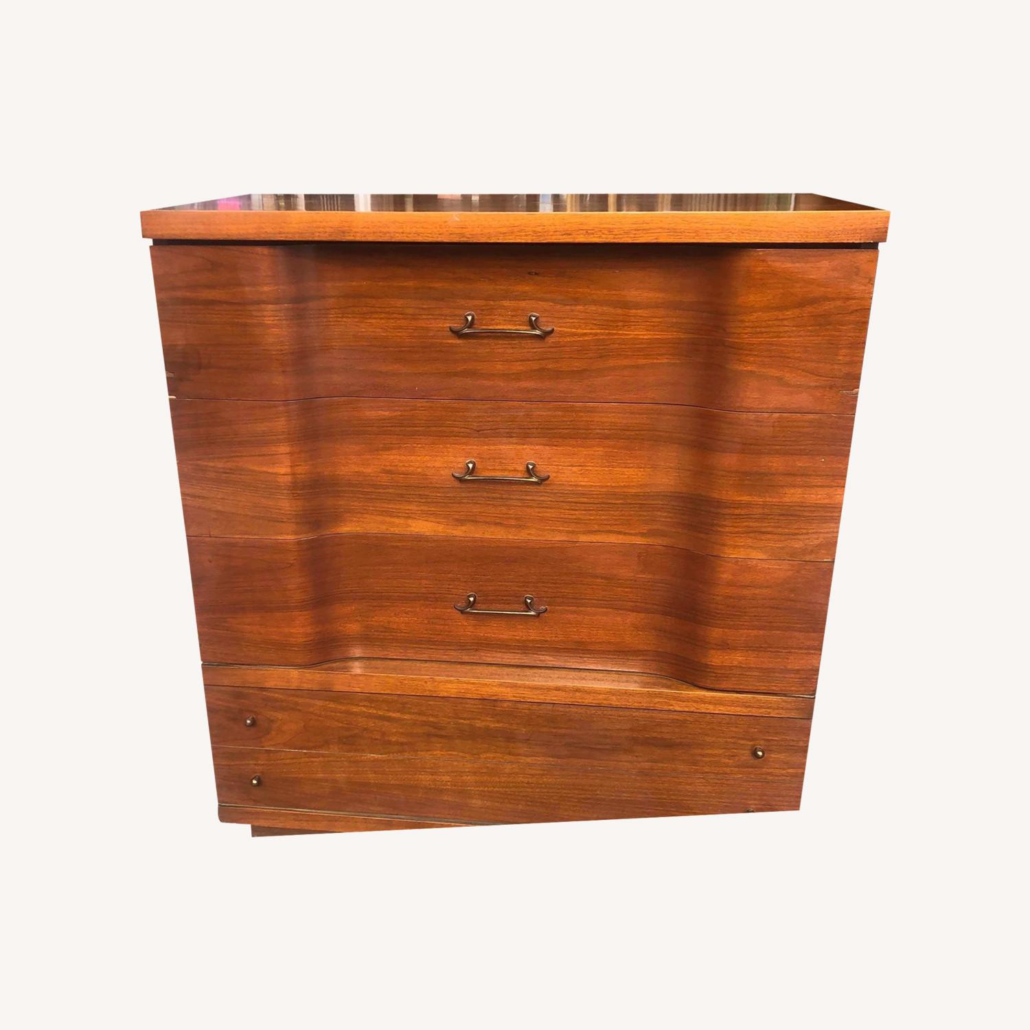 Mid Century Solid Wood Dresser AptDeco