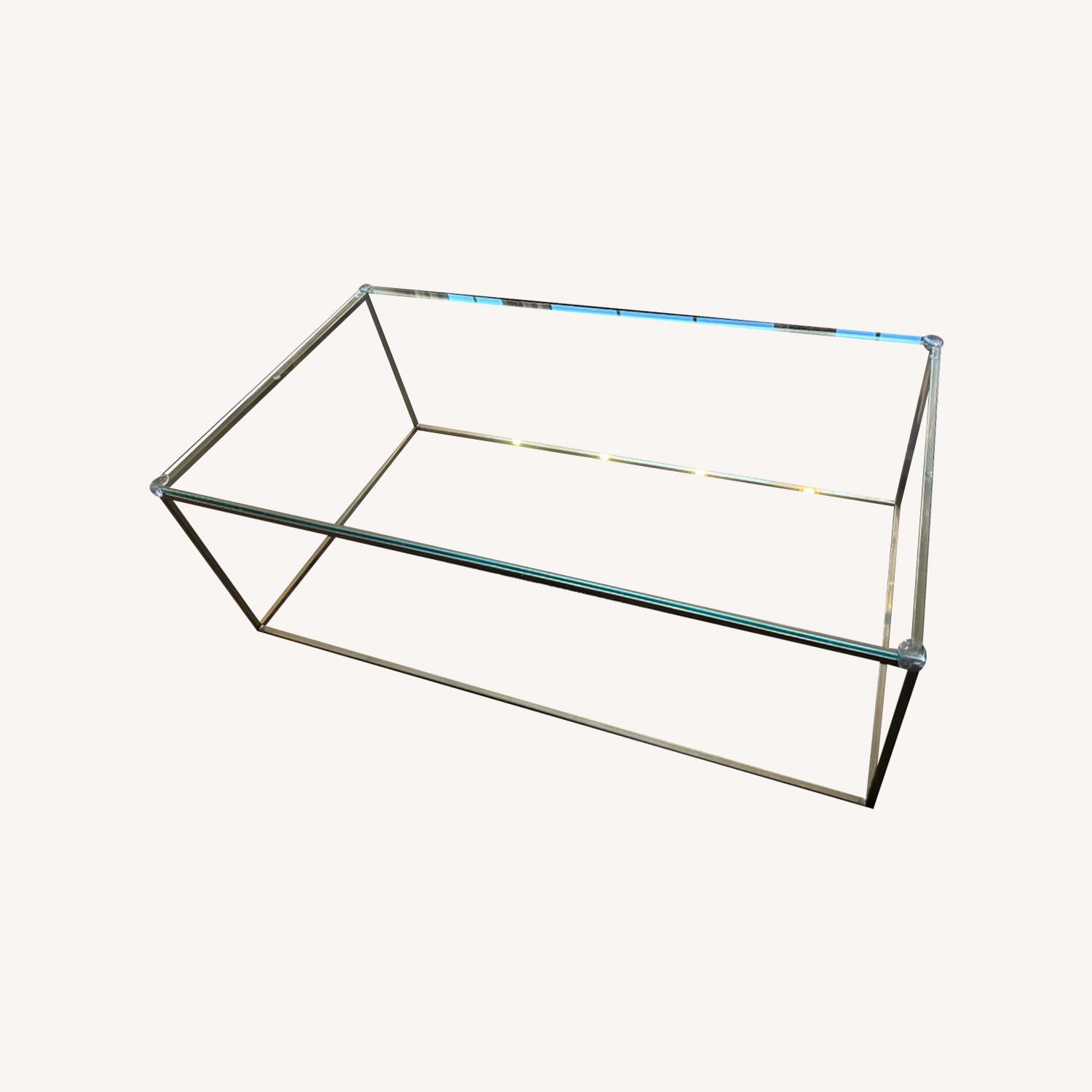West Elm Streamline Rectangle Coffee Table - image-7