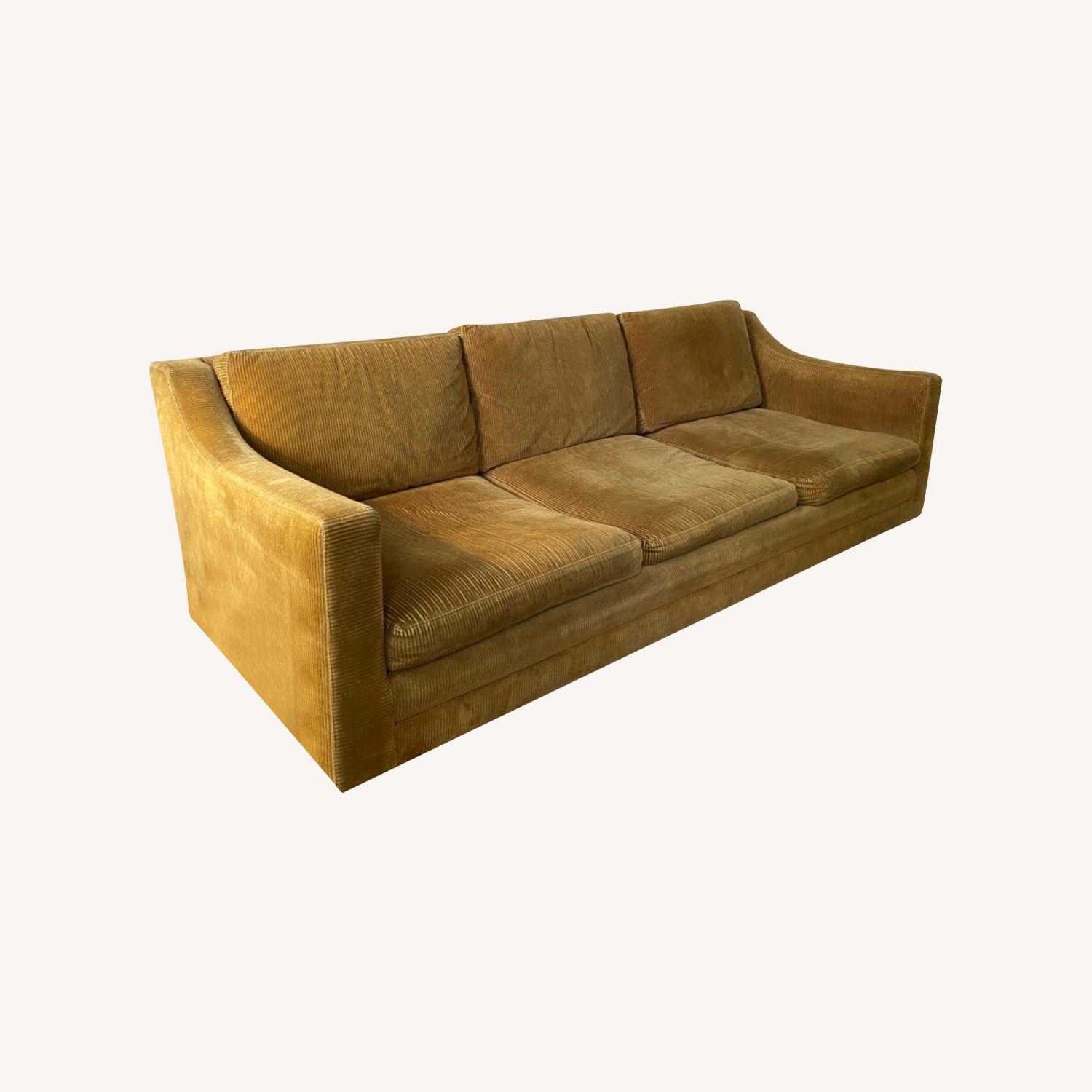 Corduroy 3 Seat Sofa - image-0