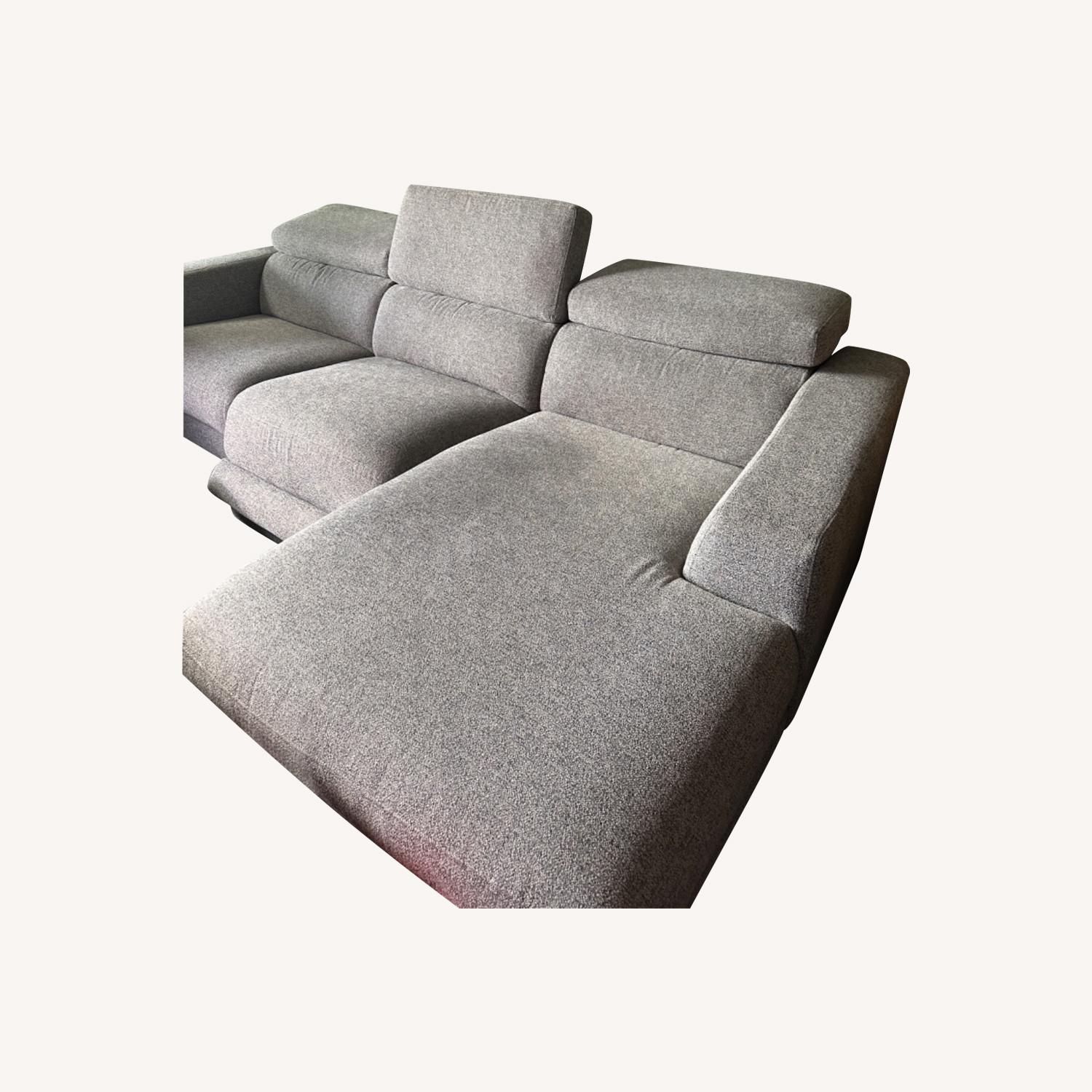 Living Spaces Reclining Sectional - image-0