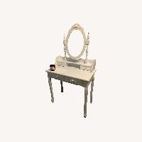 Classic Vanity with Rosette Details