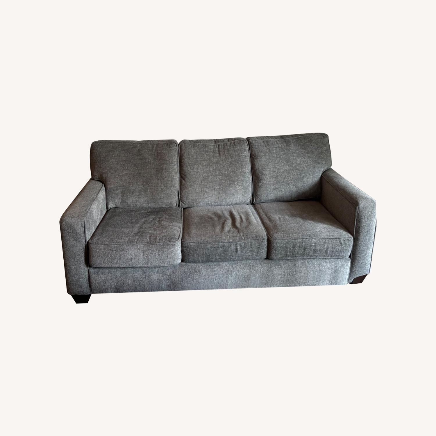 Dark Grey Sleeper Sofa - image-0
