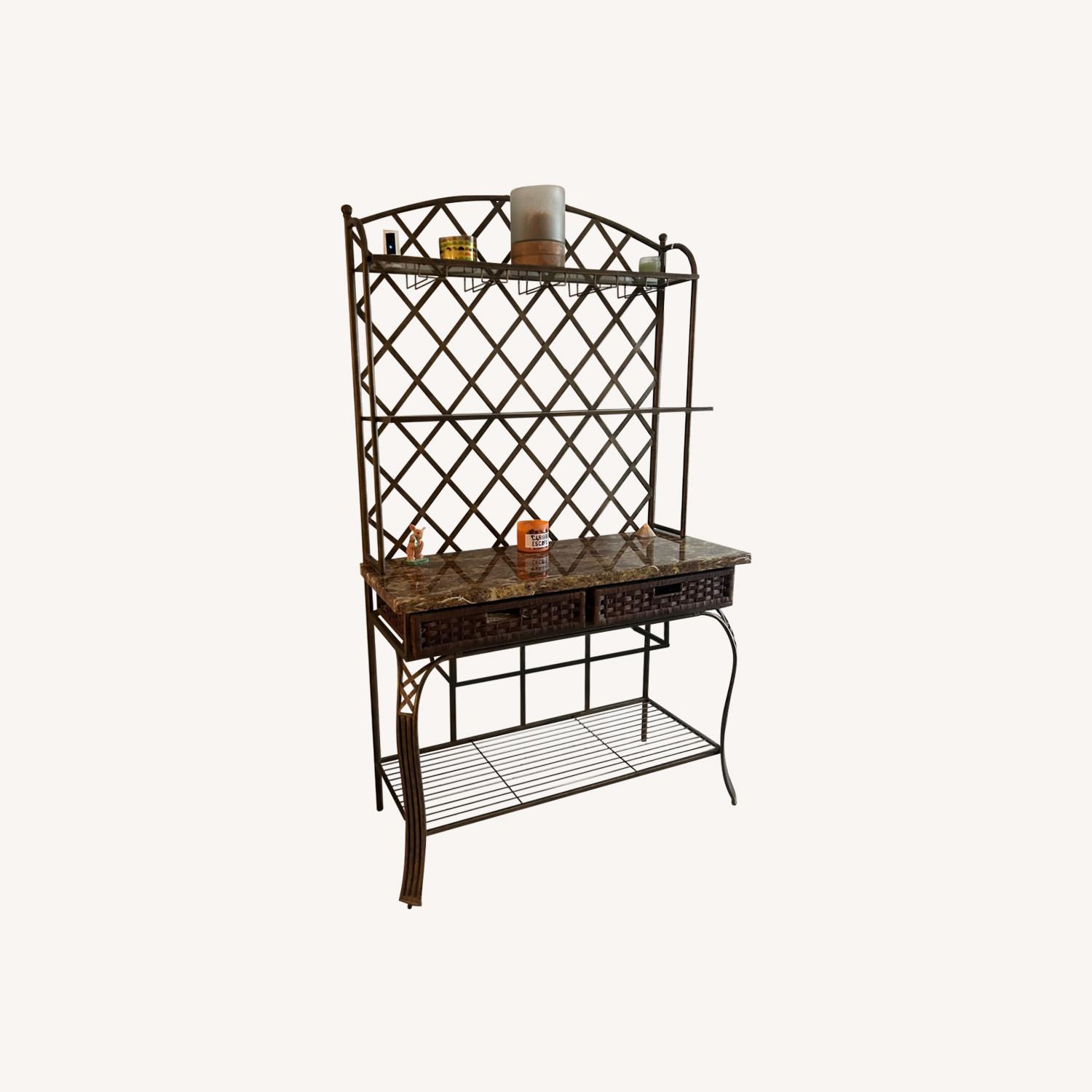 Marble "Bakers" Rack - image-0