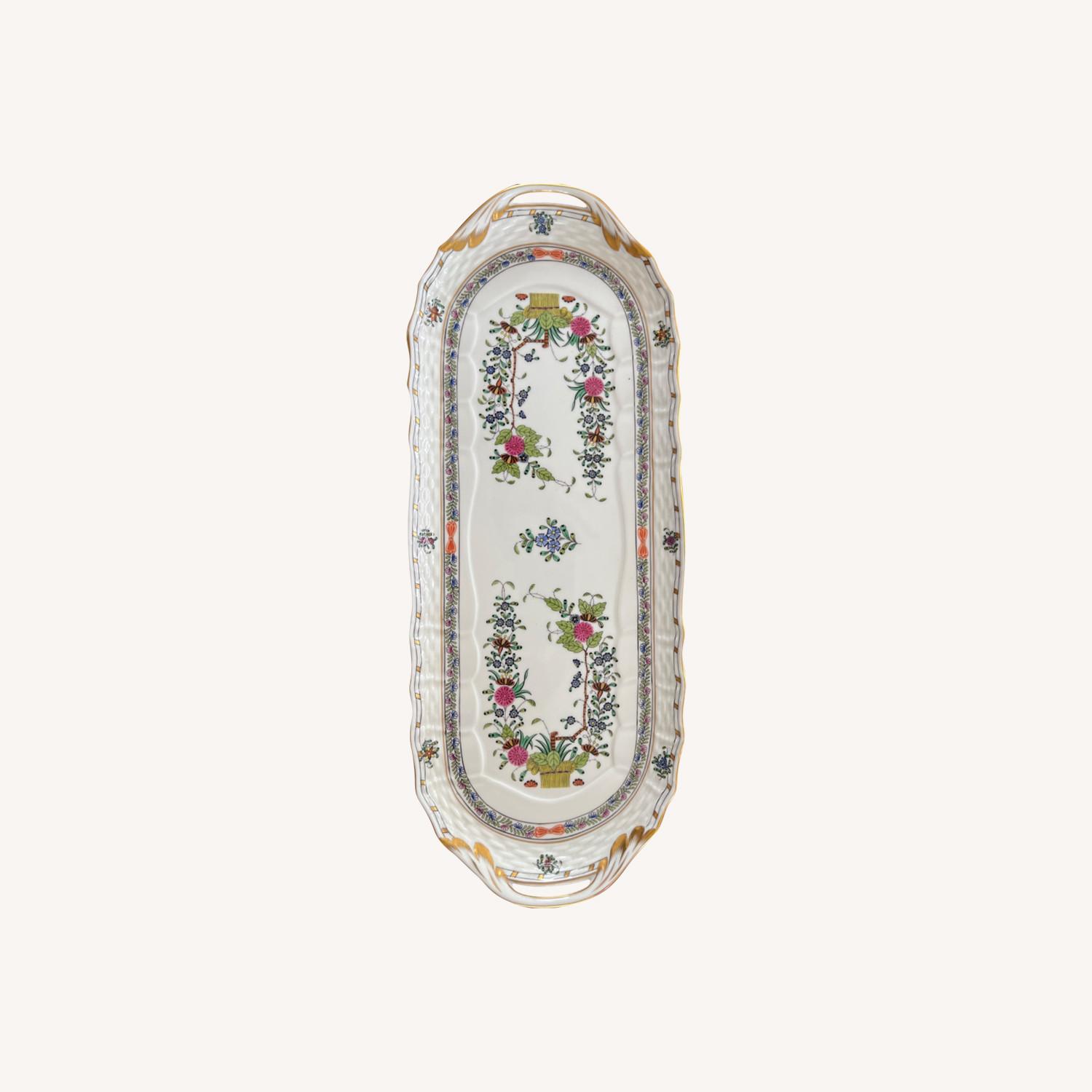 Herend Hungary Handpainted Platter - AptDeco