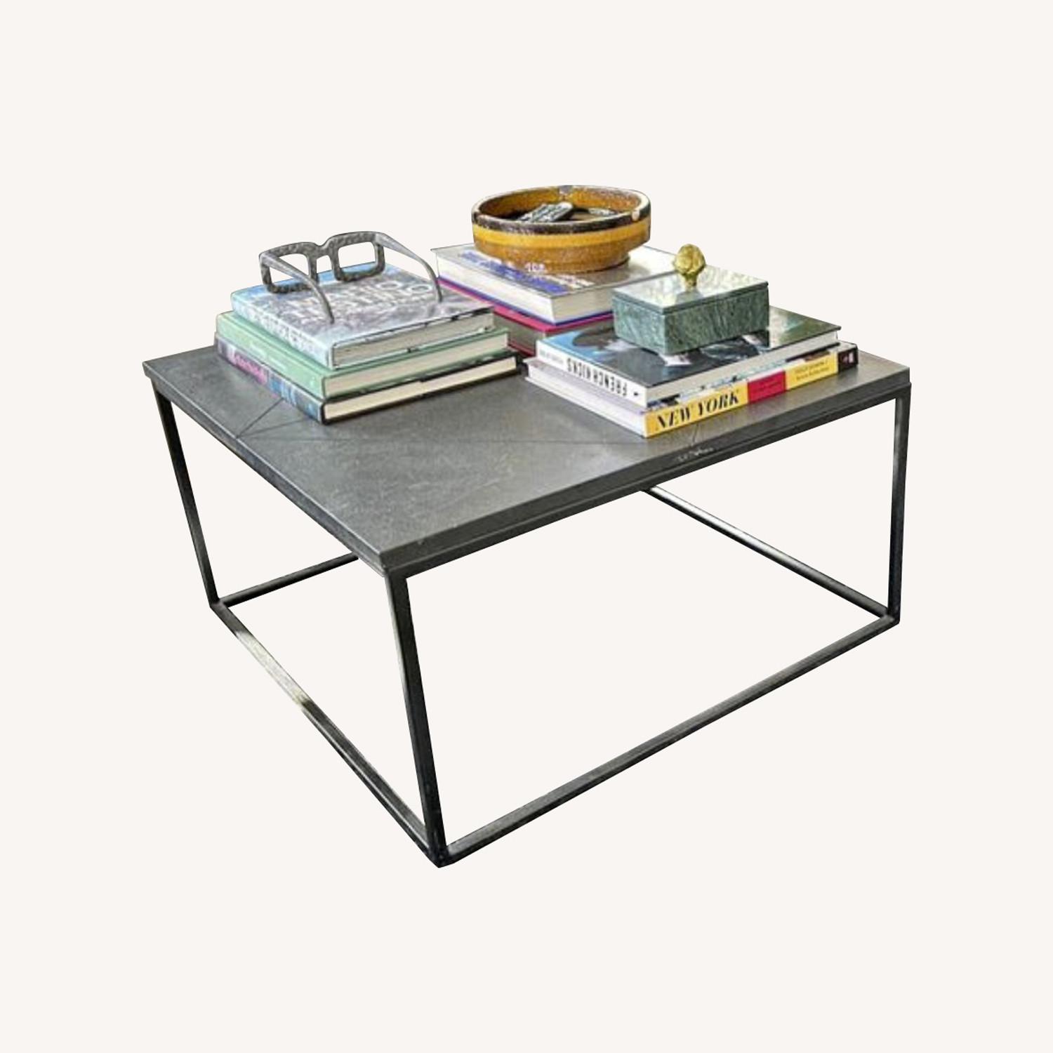 West Elm Stone Set of Coffee Tables - image-0