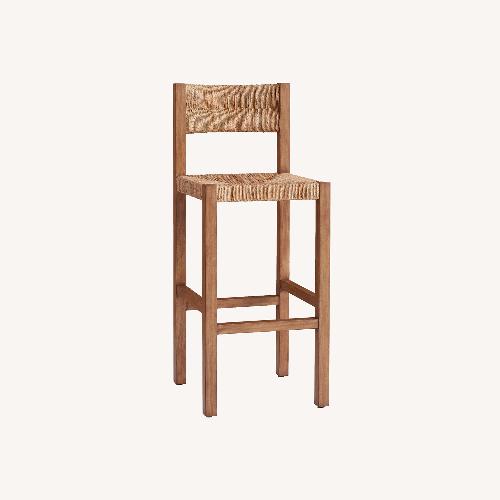 Pottery Barn Tibetan Bar Stools in Seadrift (2x) AptDeco