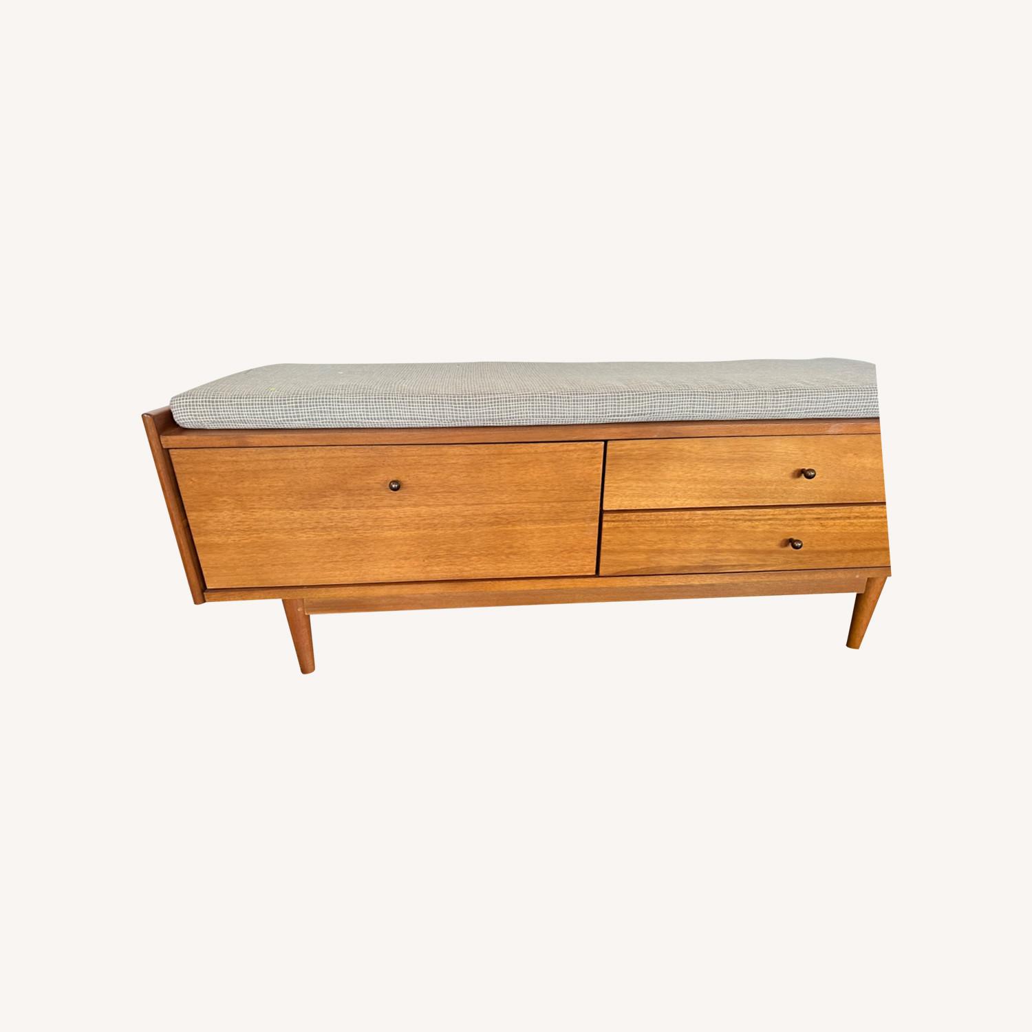 West Elm Mid-Century Entryway Bench - image-0