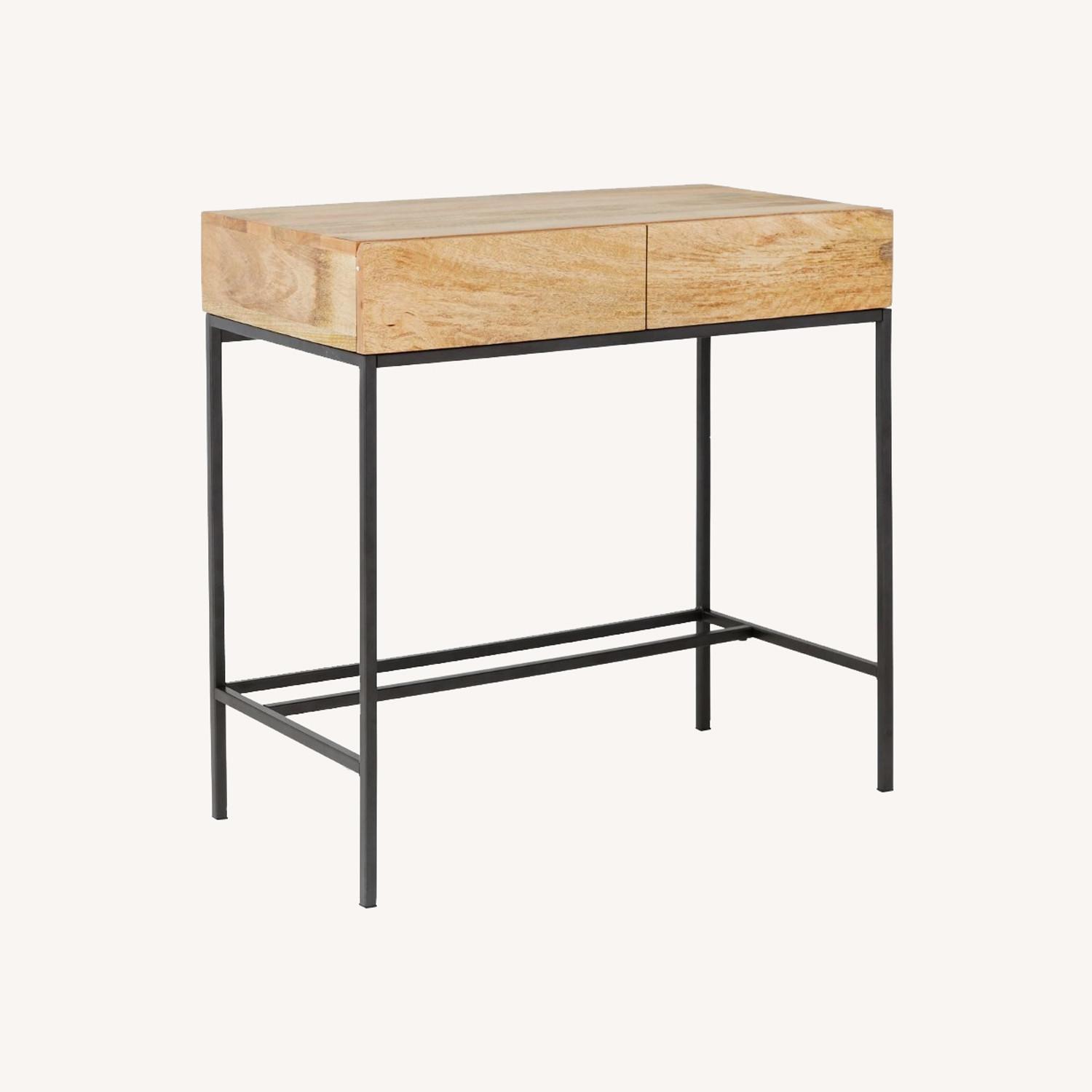 West Elm Industrial Storage Mini Desk - image-0