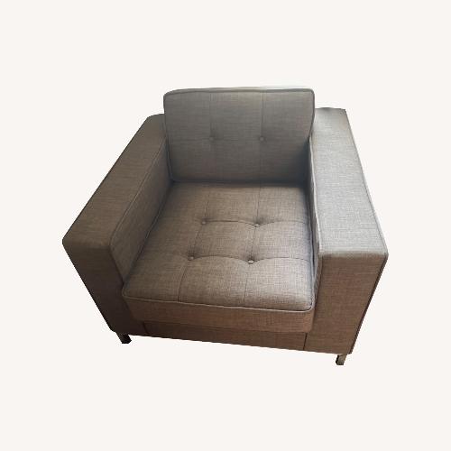 Used Gus Modern Taupe/Brown Jane Chair for sale on AptDeco