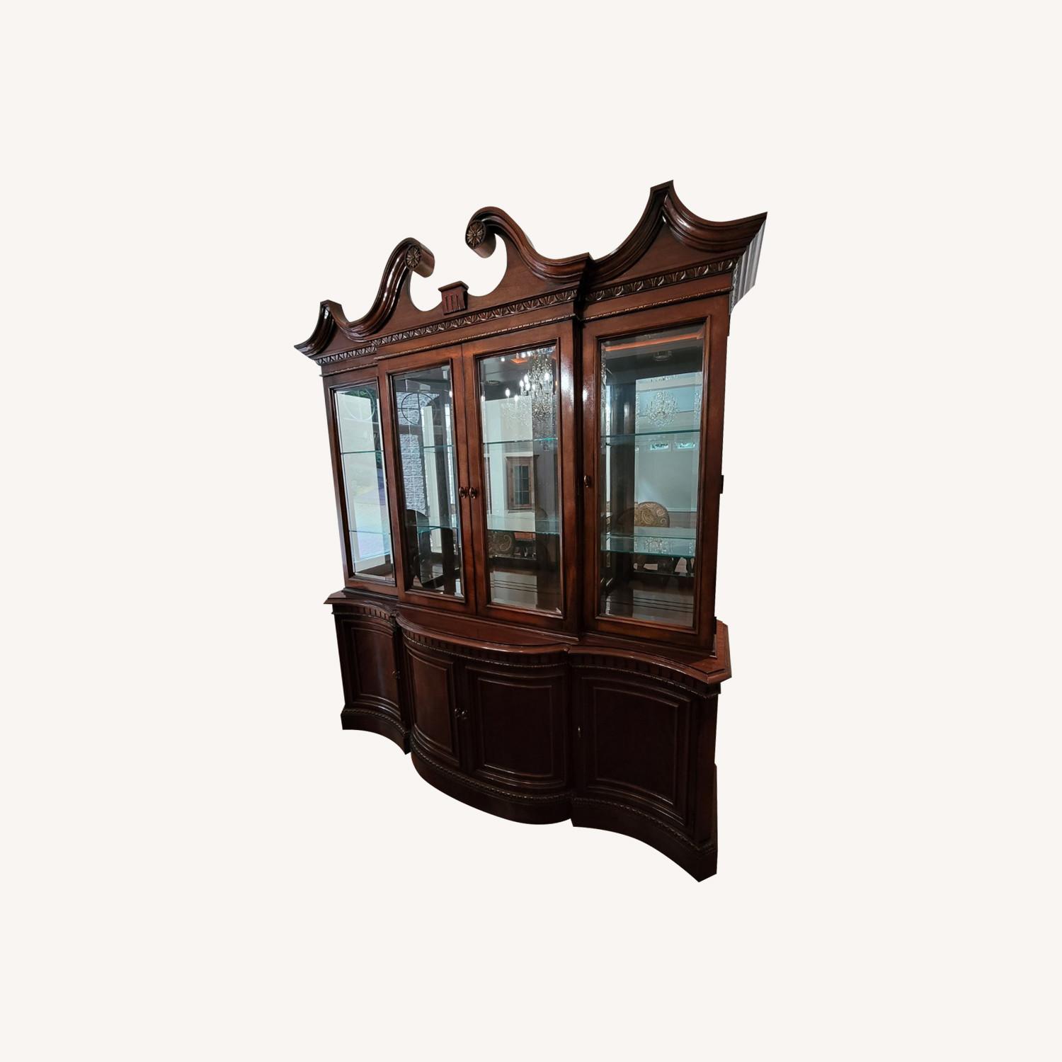 Century Furniture 2 Piece Hutch / China Cabinet - image-0