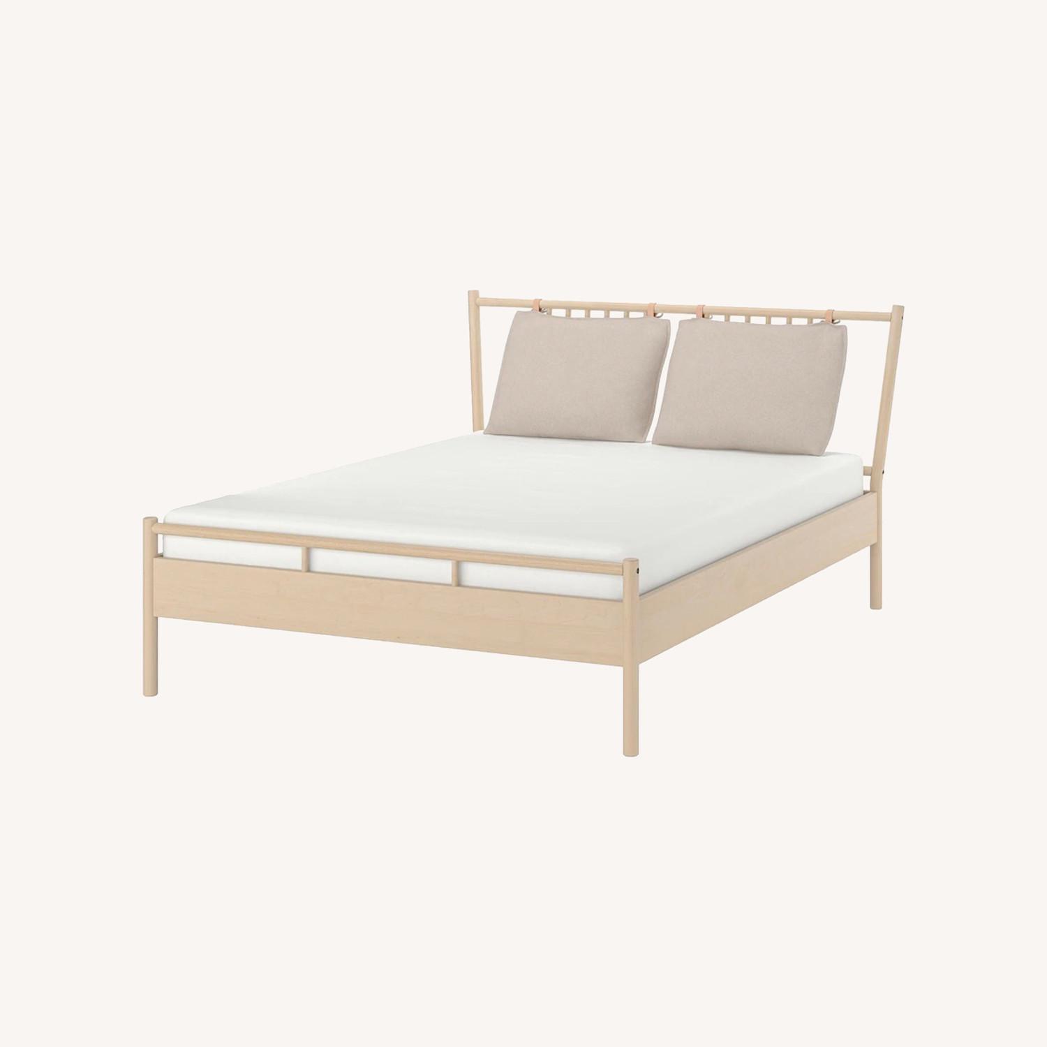 IKEA Birch Bed Frame BJRKSNS - King Size - image-0