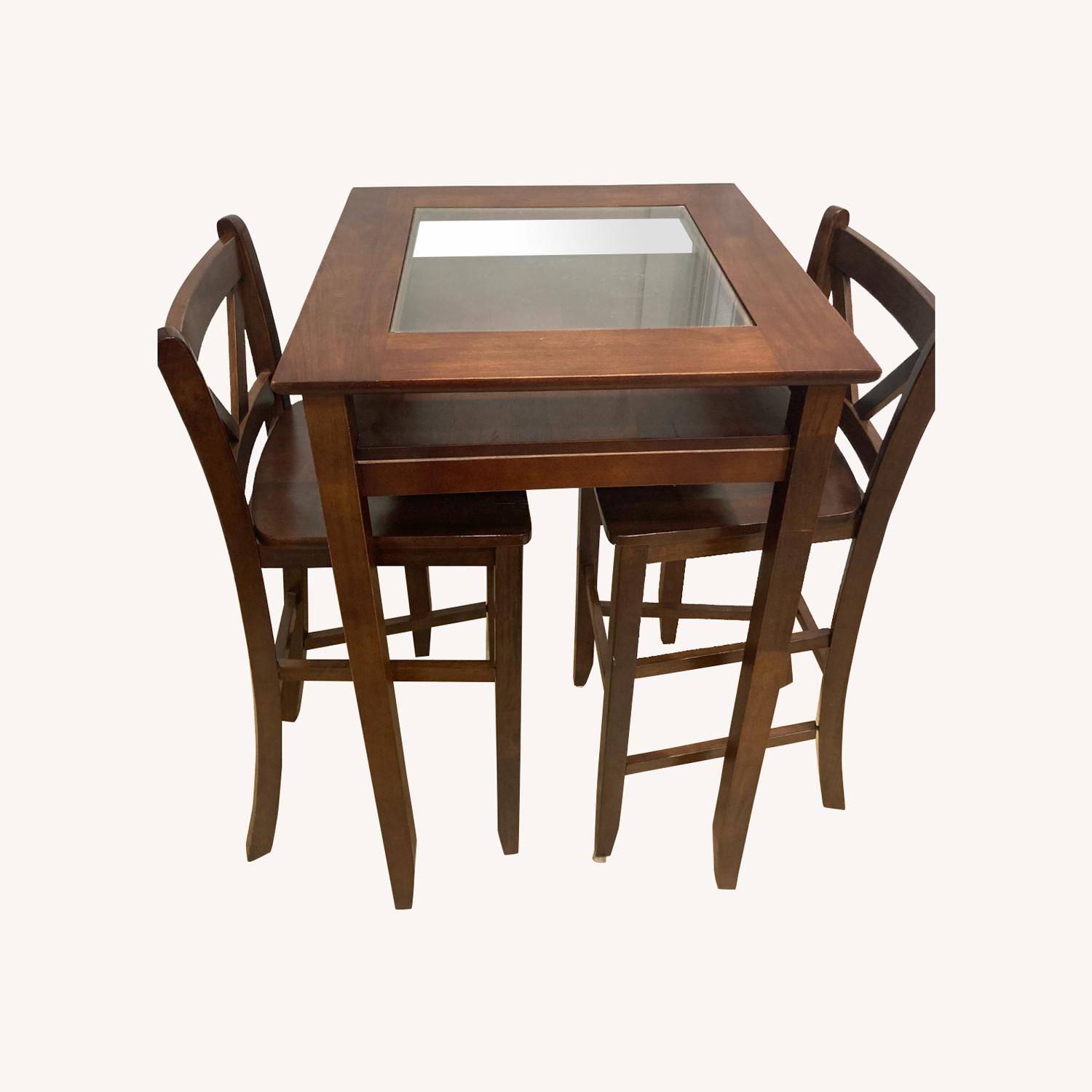 Pub Table + 2 Chairs - image-0