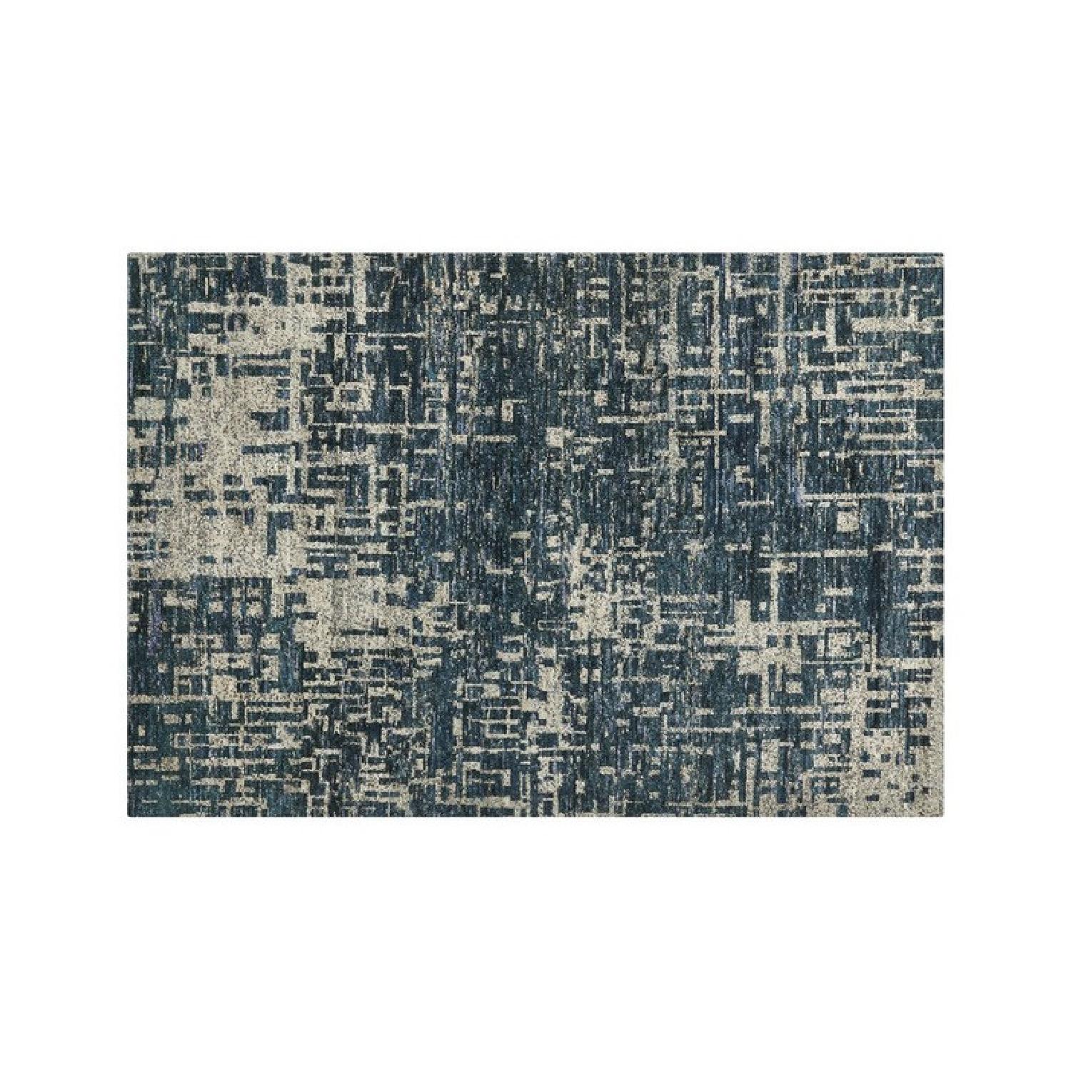 Celosia Indigo Blue Hand Knotted 12'x9' Rug - image-6