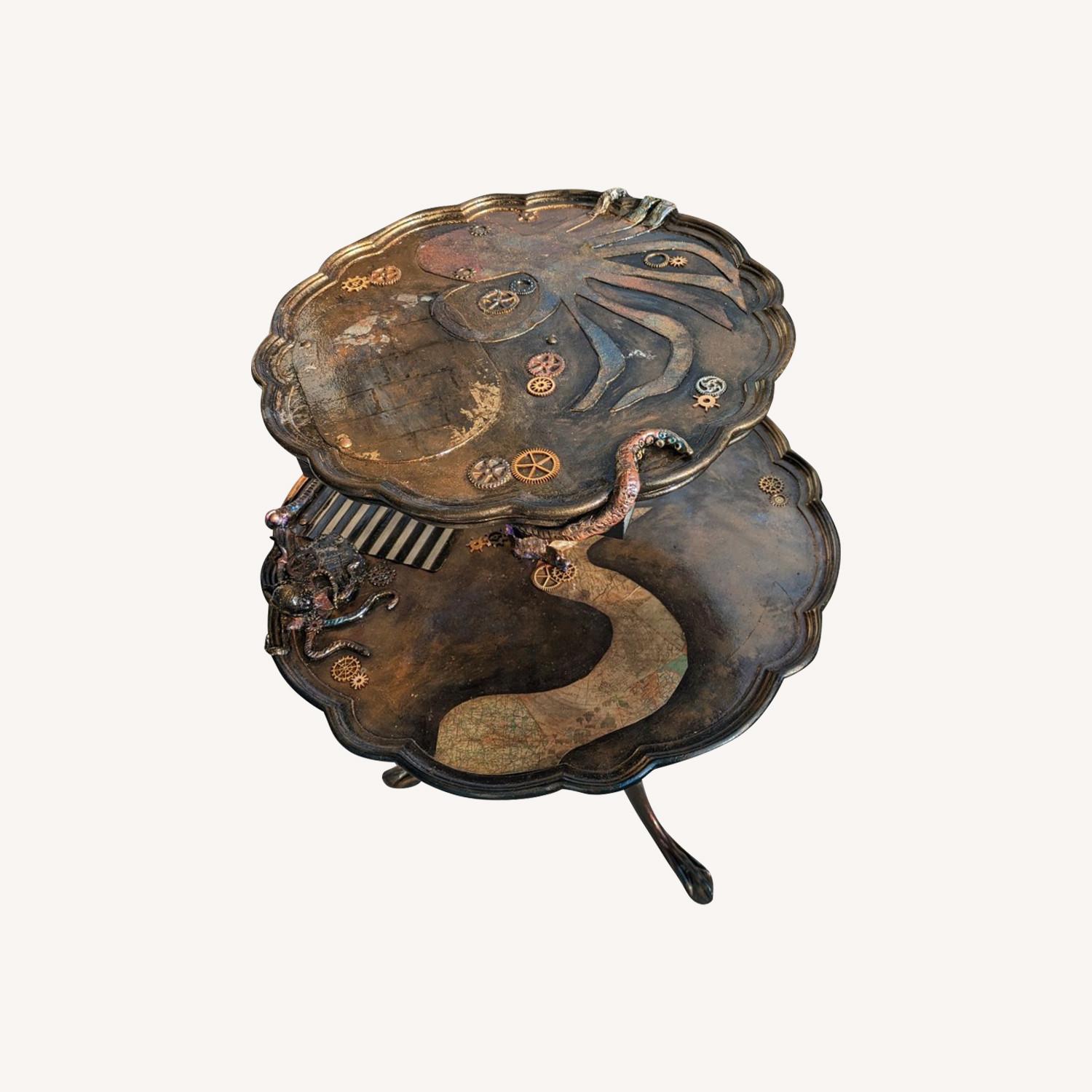 Vintage Steampunk Bar Table - image-0