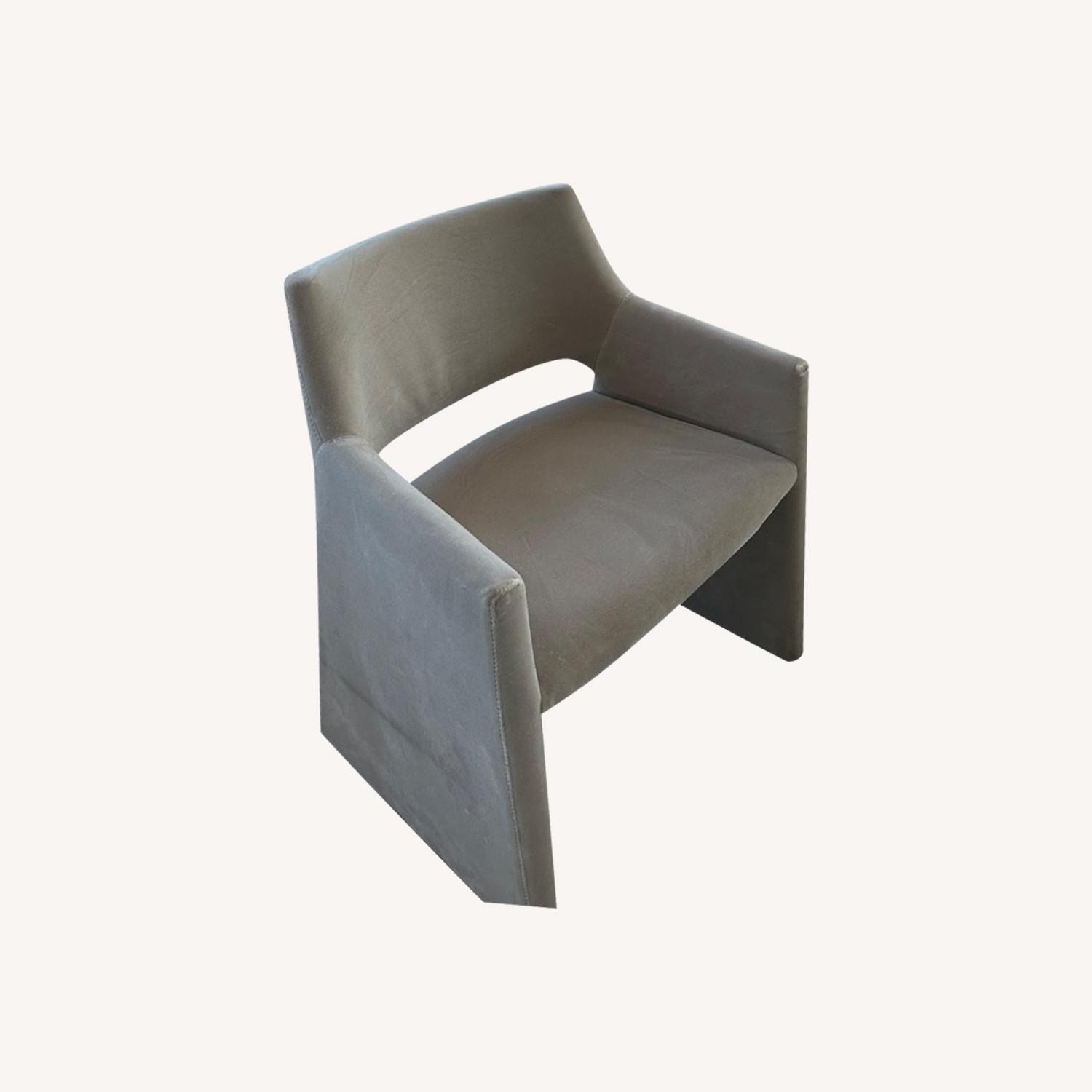 CB2 Grey Dining Chairs - image-0