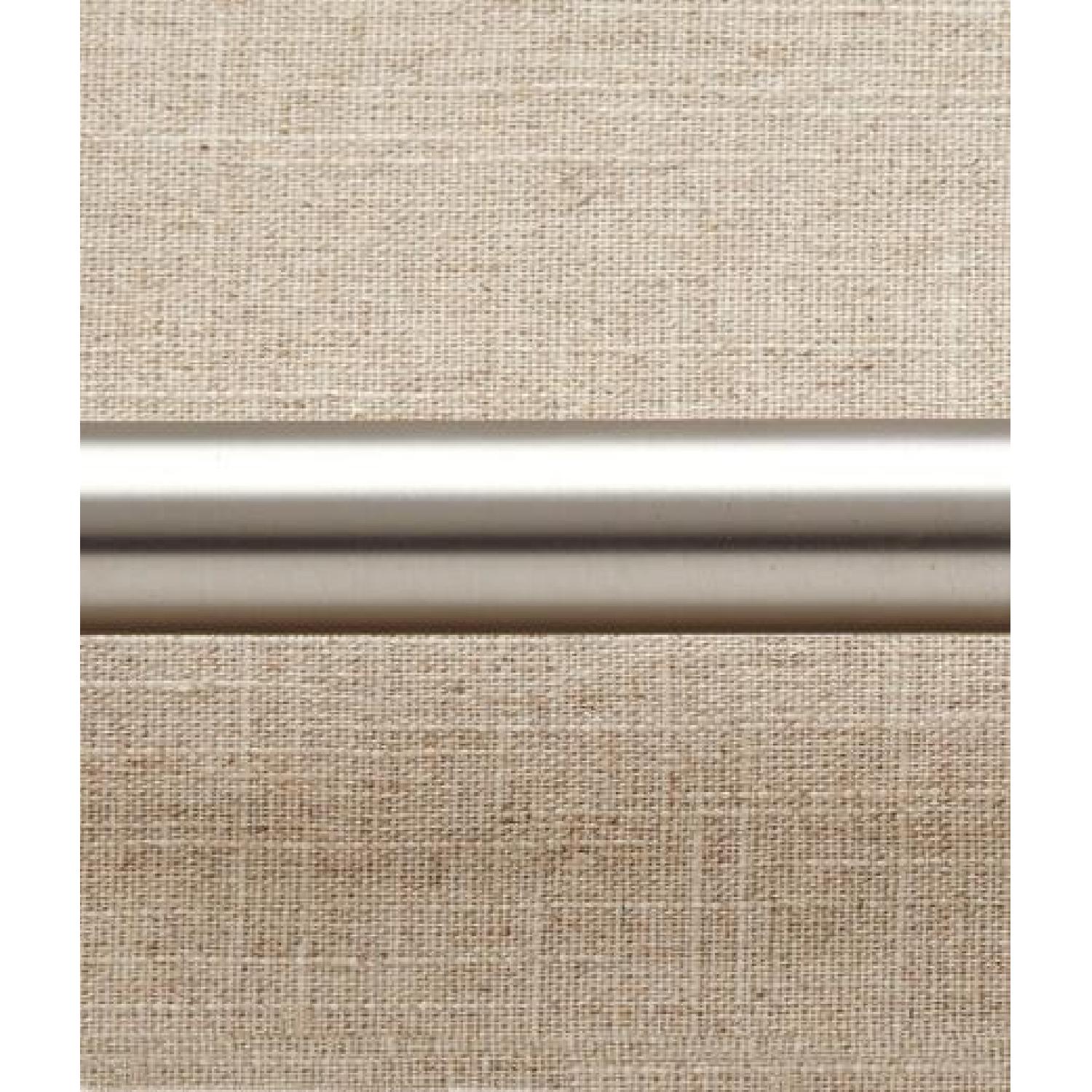 Country Curtains Becket Rods w/ Brackets & Pineapple Finials in Nickel - image-2