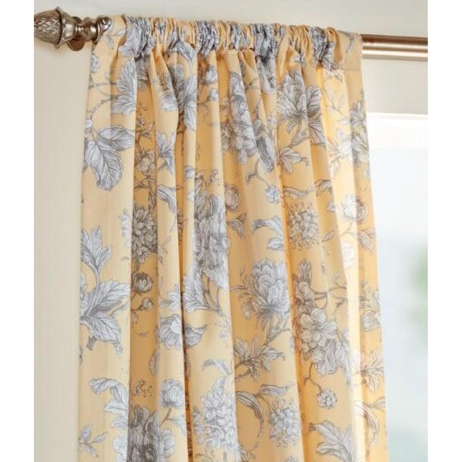 Country Curtains Becket Rods w/ Brackets & Pineapple Finials in Nickel - image-3