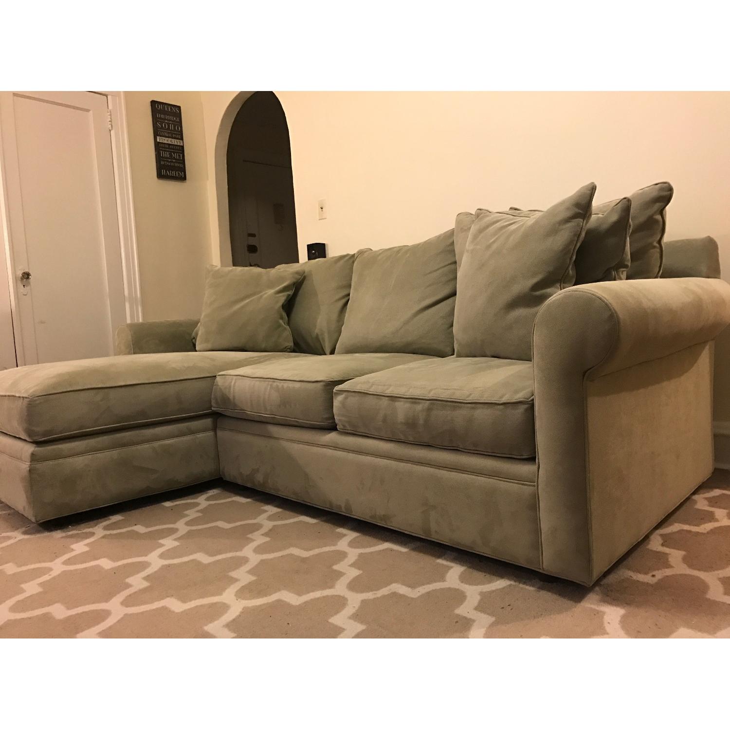 Macy's Doss 2 Piece Fabric Microfiber Sectional w/ Chaise - image-1