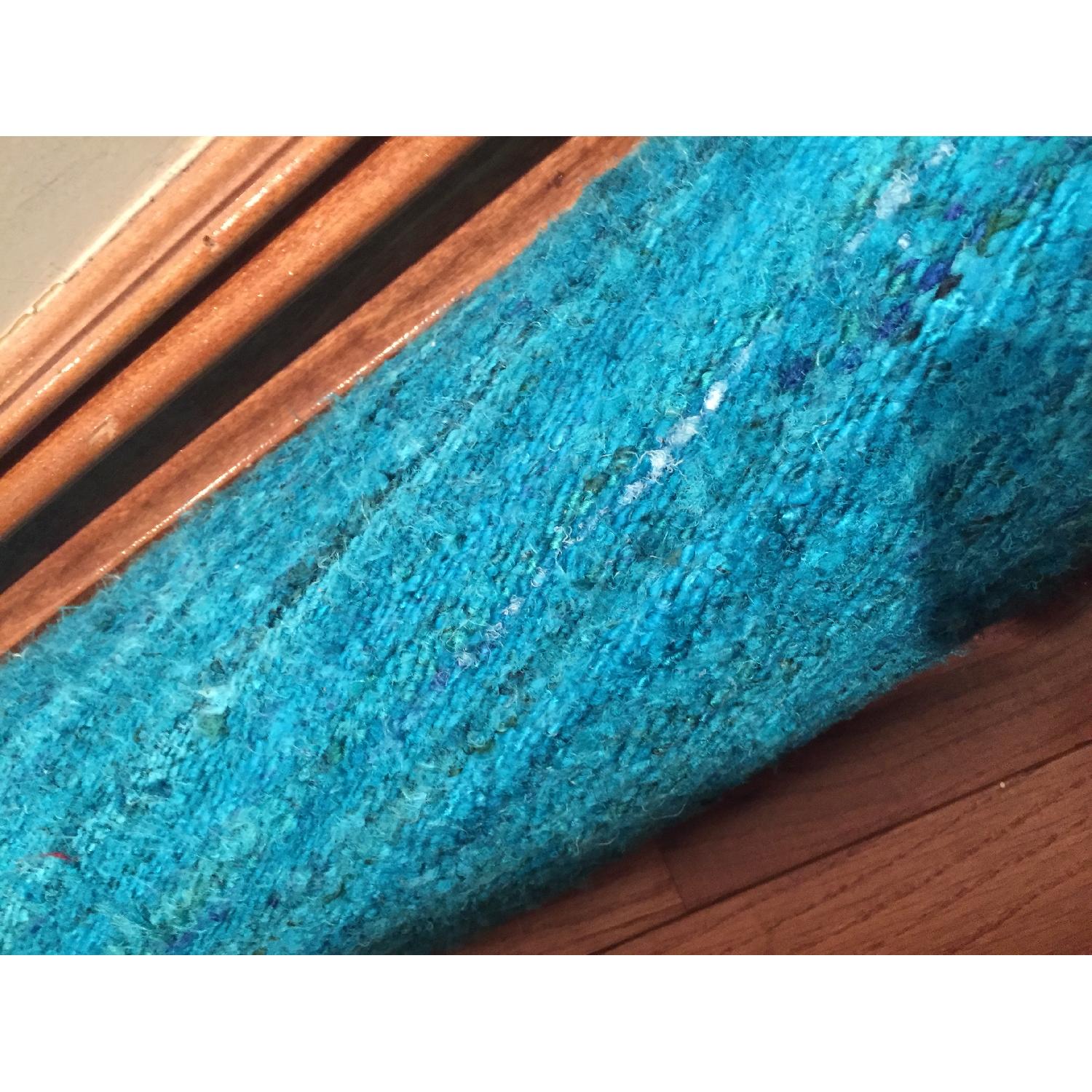 CB2 Recycled Silk Sari Rug - image-1
