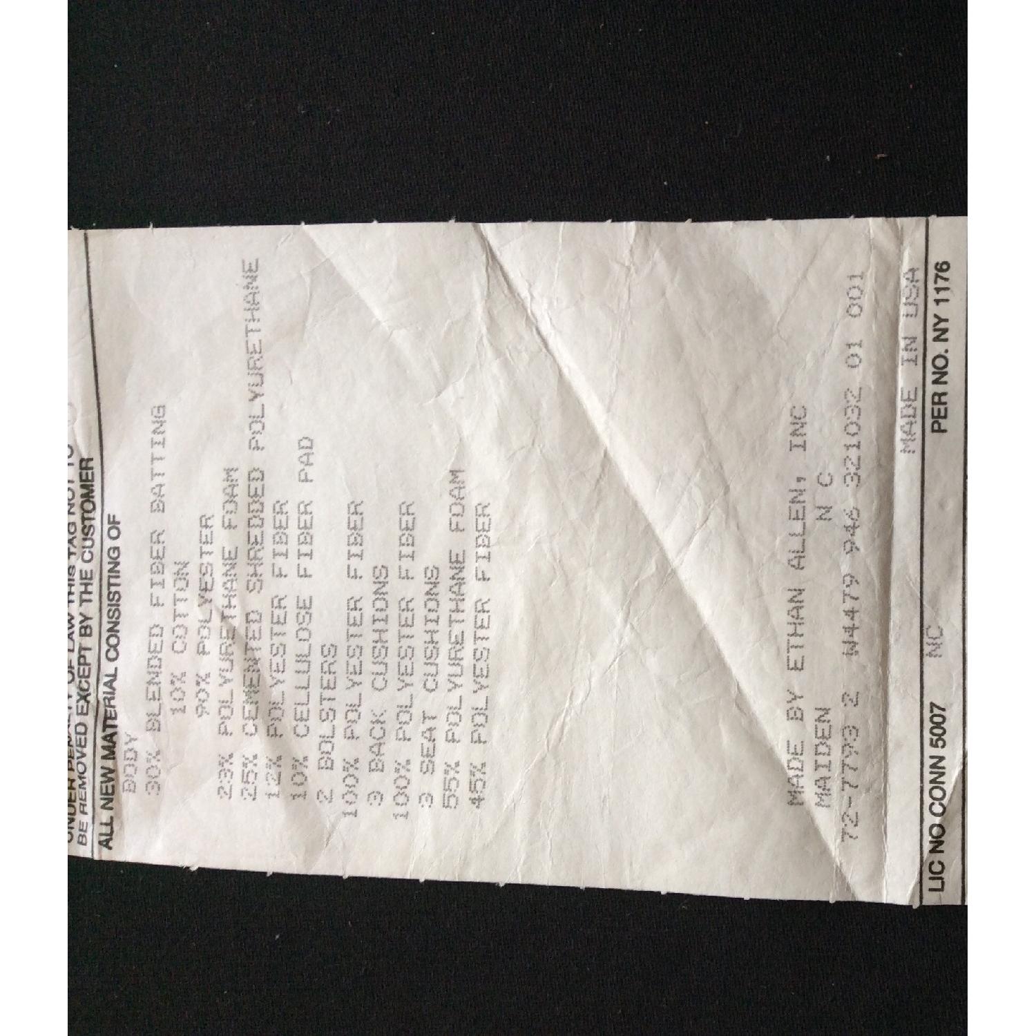 Ethan Allen Whitney Leather Sofa - image-5