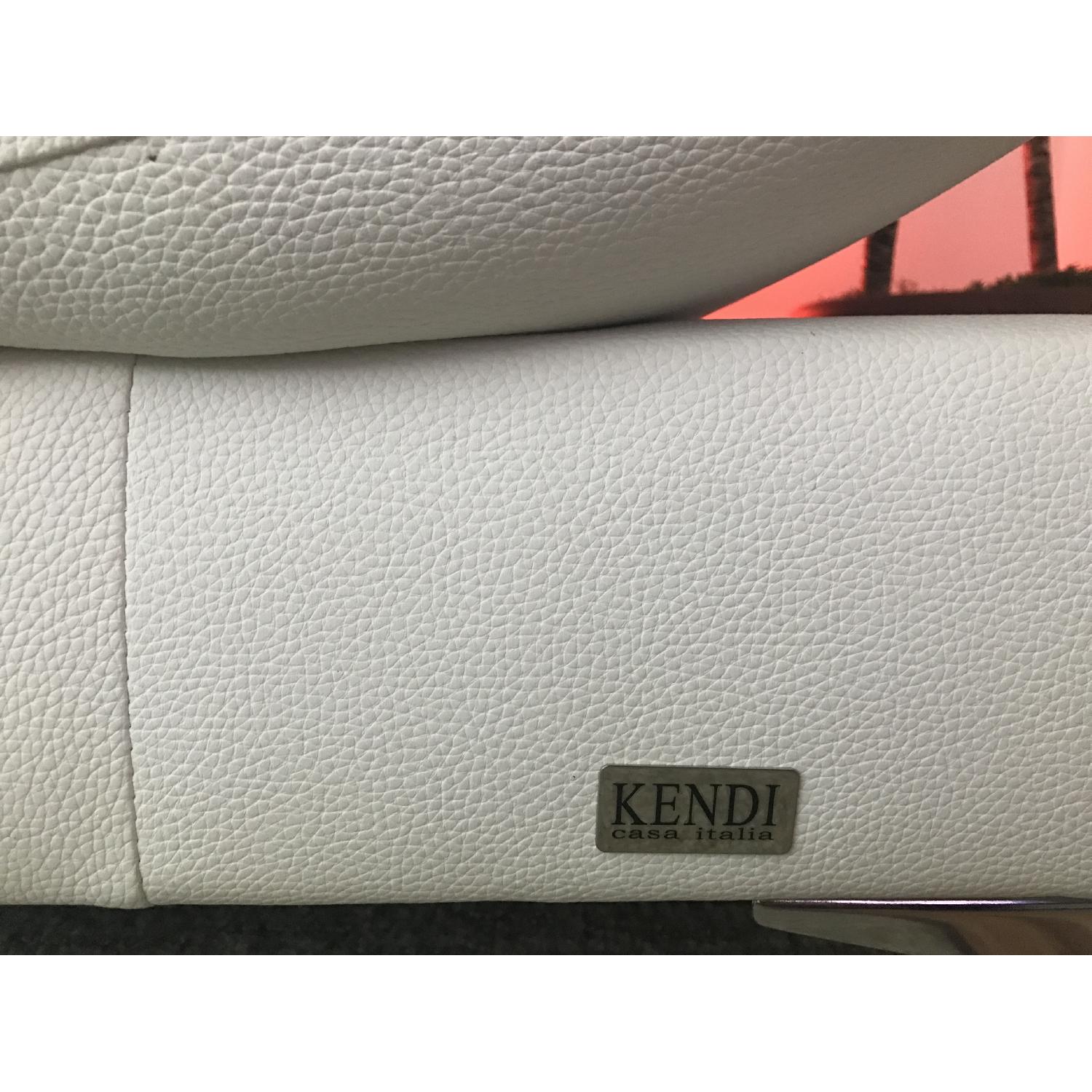 White Italian Leather Sectional - image-5