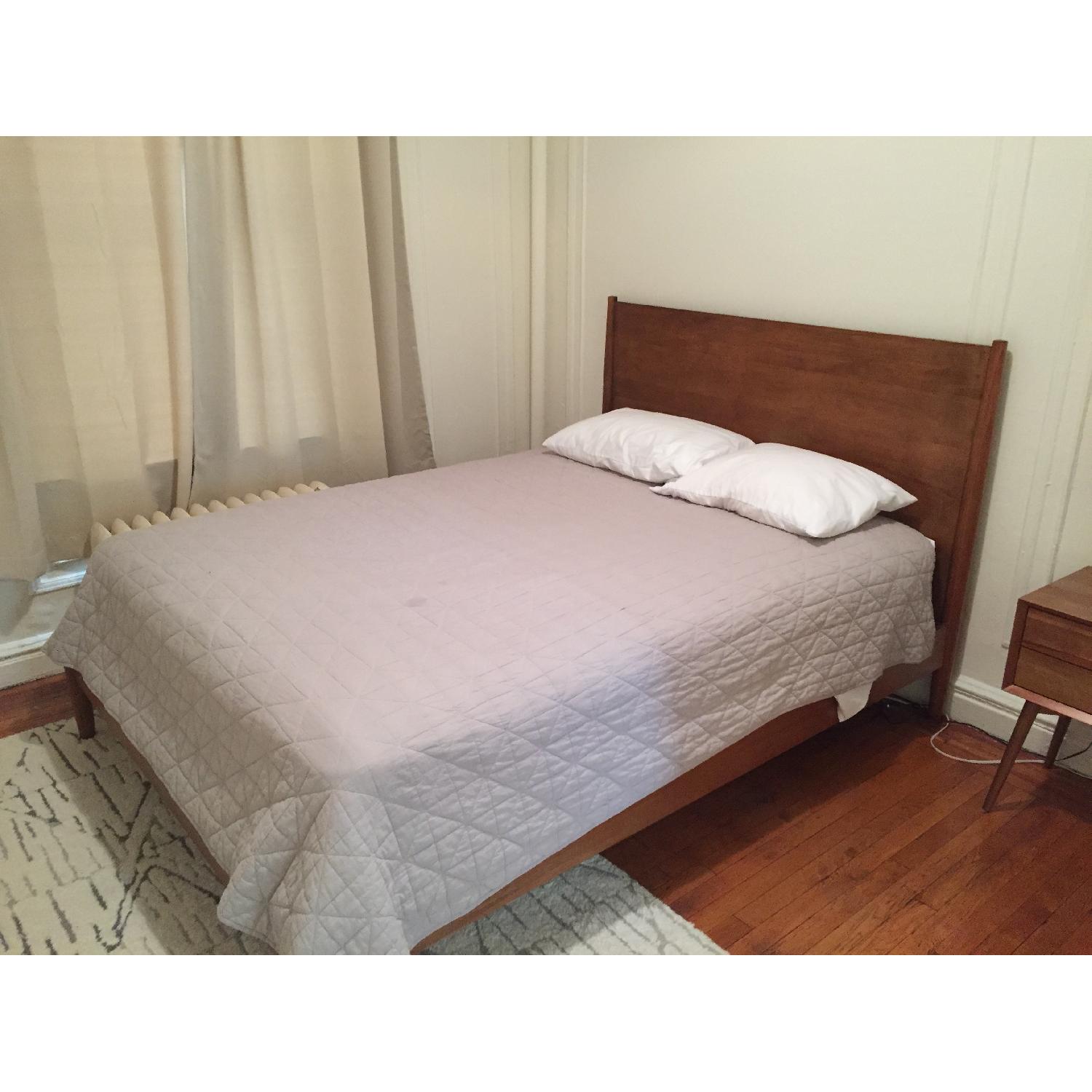 West Elm Mid-Century Queen Bed Frame - image-1