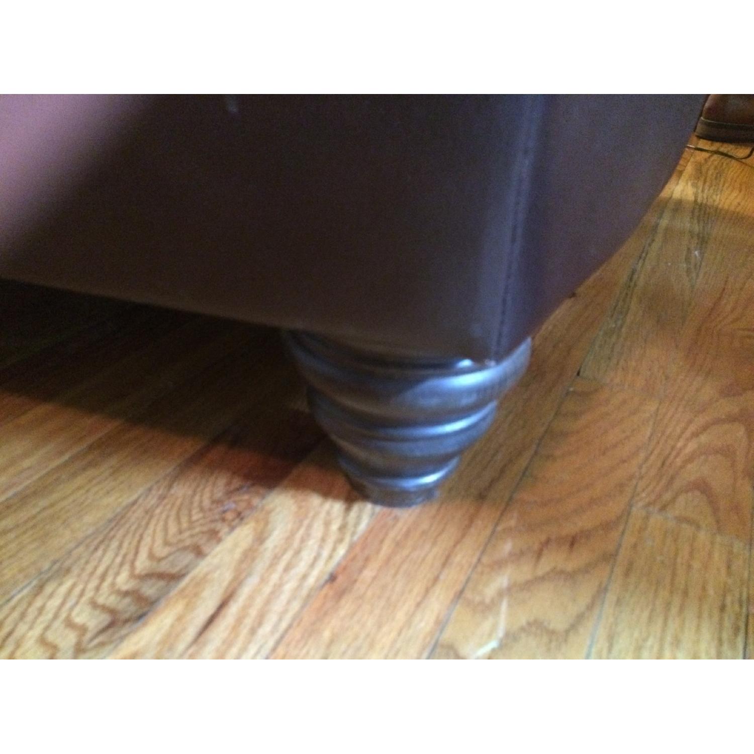 Italsofa Italian Leather Loveseat + Armchair - image-6