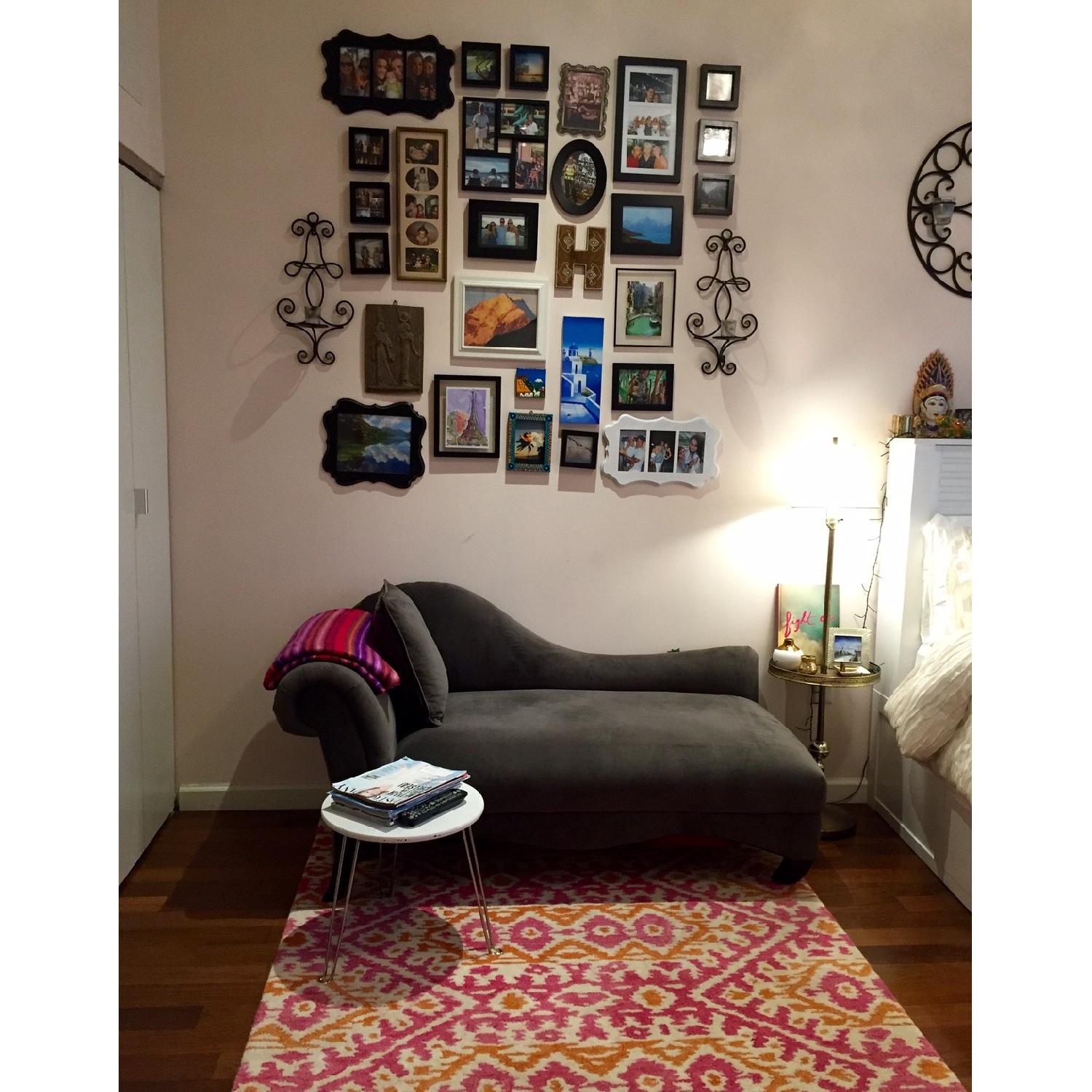 Bob's Dark Grey Chaise Lounge - image-4