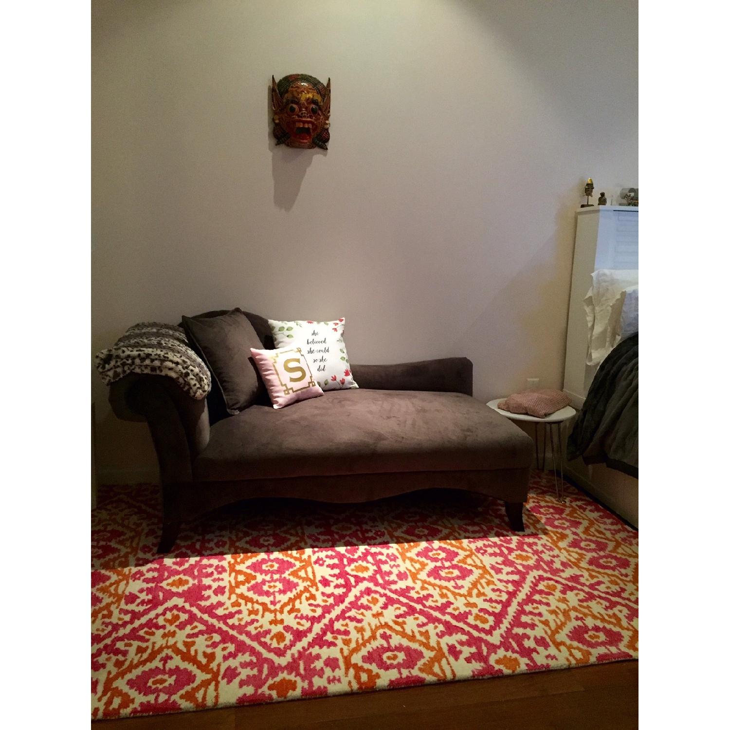 Bob's Dark Grey Chaise Lounge - image-7