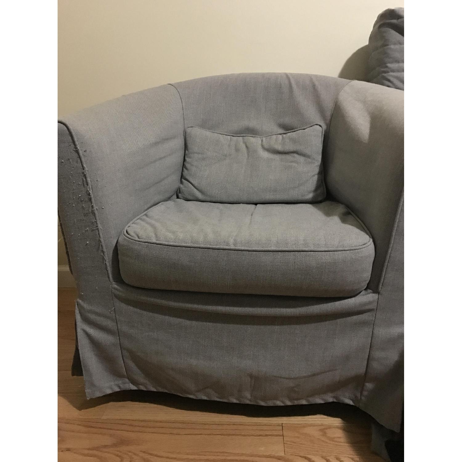 Ikea Beddinge Lovas Sleeper Sofa + Matching Armchair AptDeco