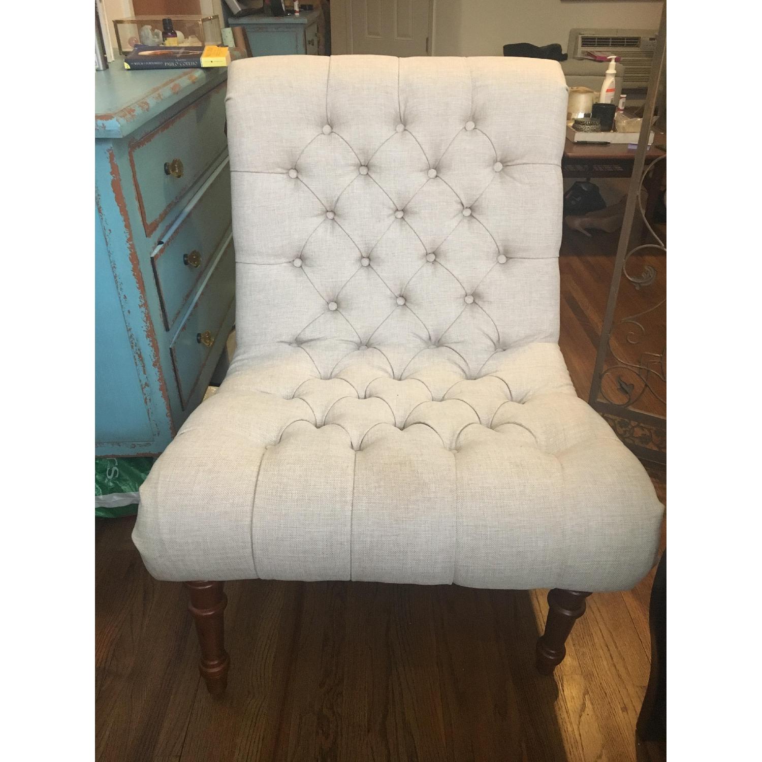 Coaster Fine Furniture Tufted Linen Accent Chairs - image-1