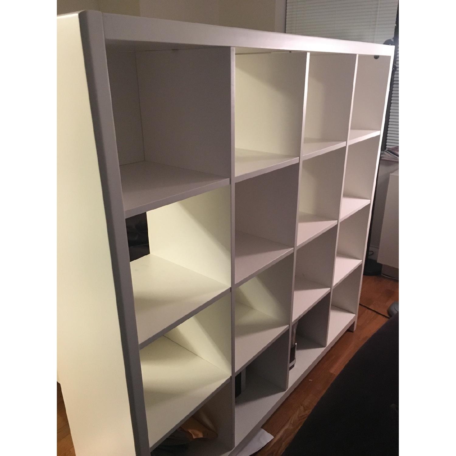 Staples 16 Cube Room Divider/Bookshelf AptDeco
