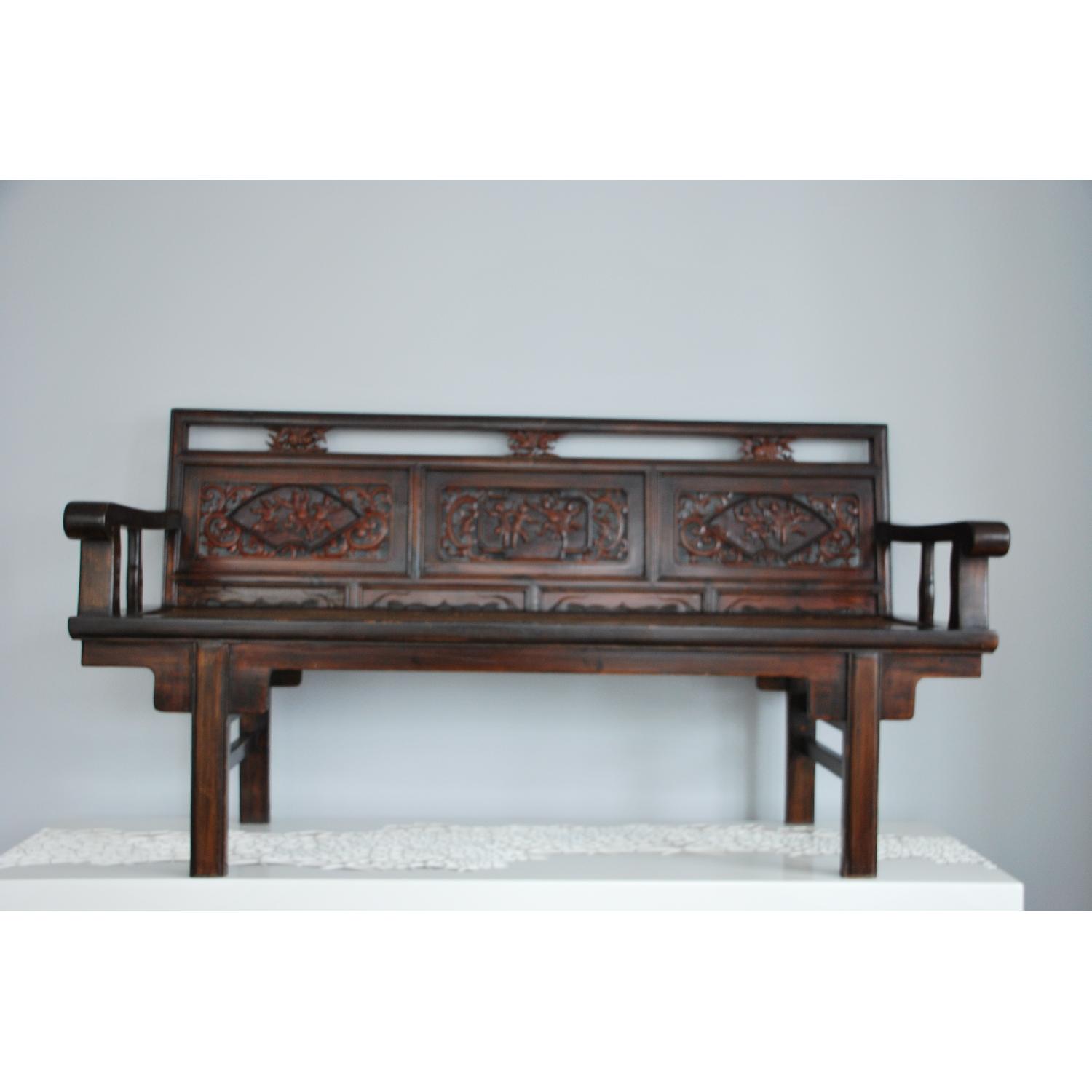 Antique Chinese Bench - image-2